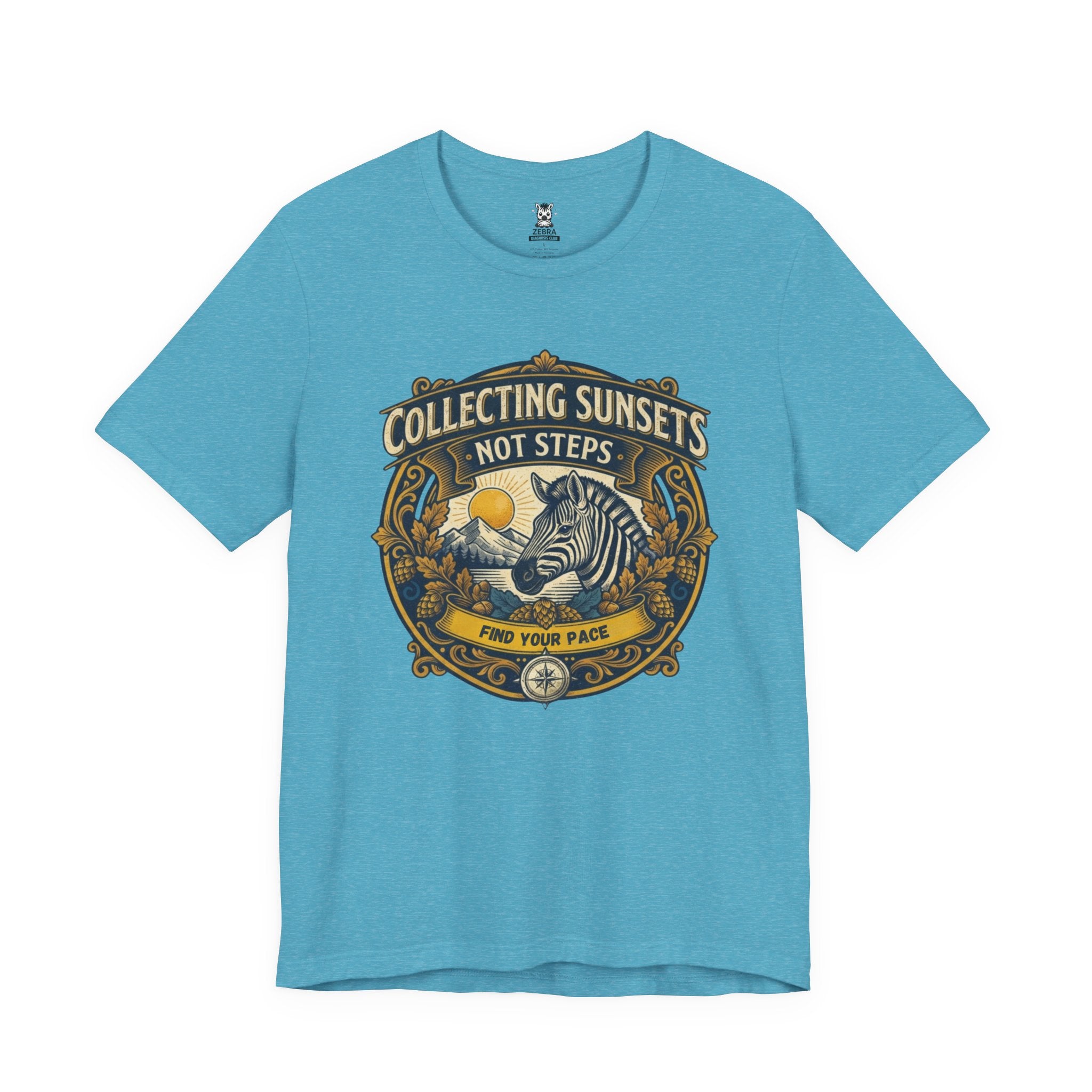 Collecting Sunsets Not Steps | Find Your Pace Tee