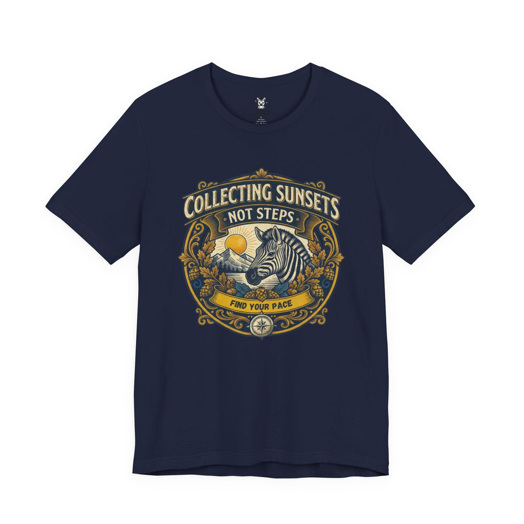 Collecting Sunsets Not Steps | Find Your Pace Tee