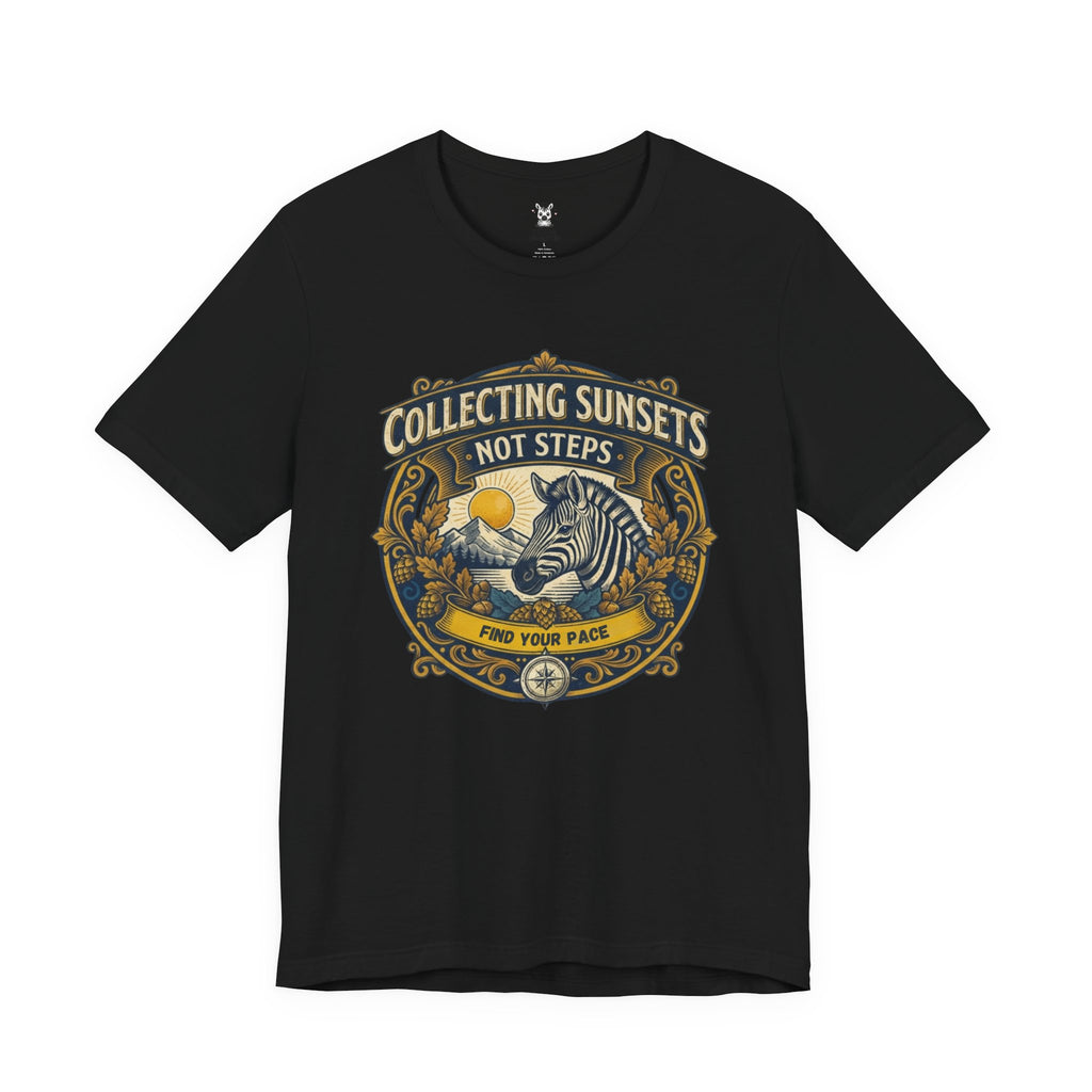 Collecting Sunsets Not Steps | Find Your Pace Tee