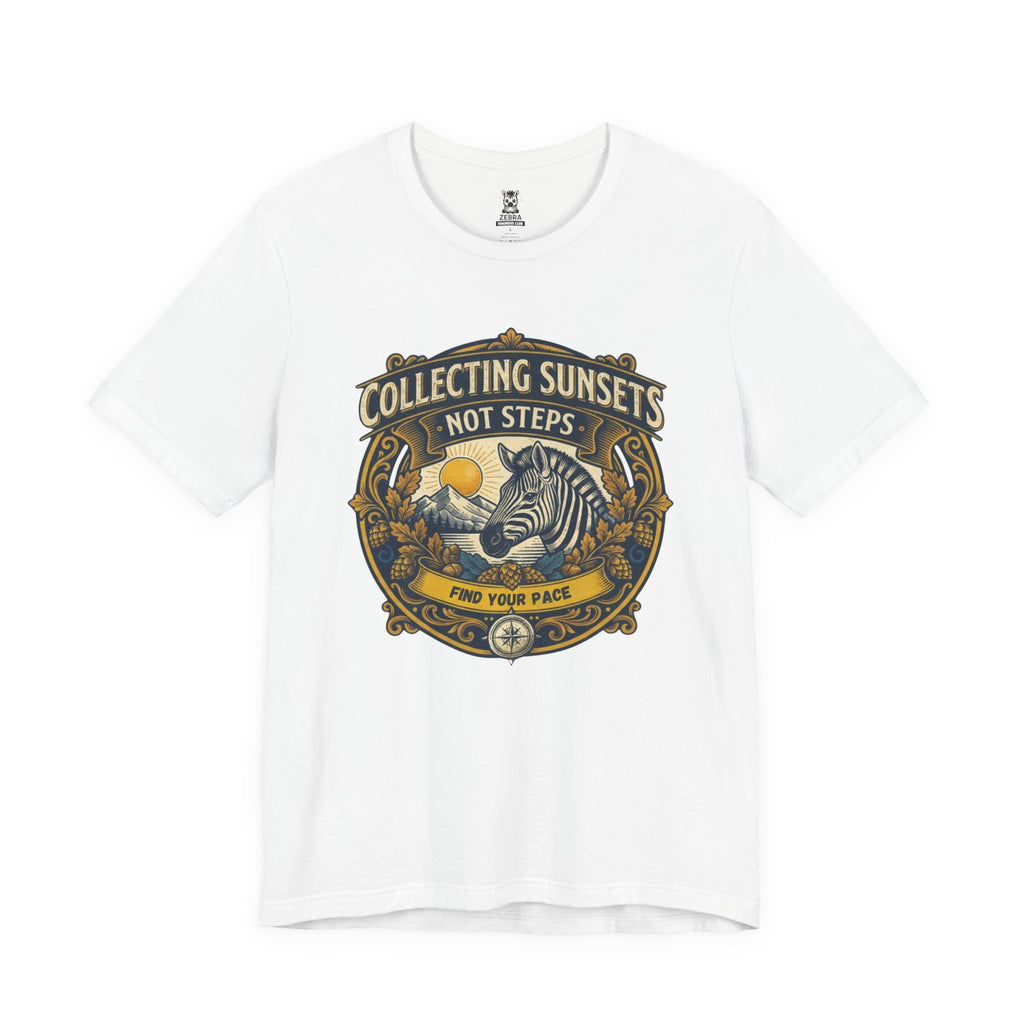 Collecting Sunsets Not Steps | Find Your Pace Tee
