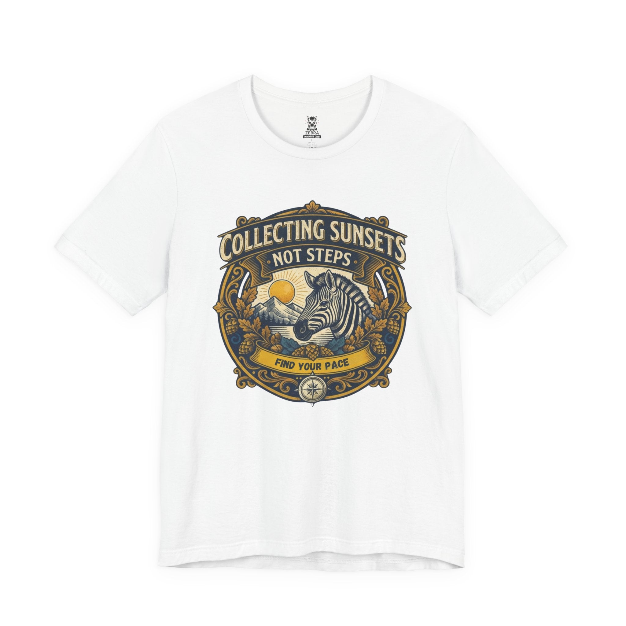Collecting Sunsets Not Steps | Find Your Pace Tee