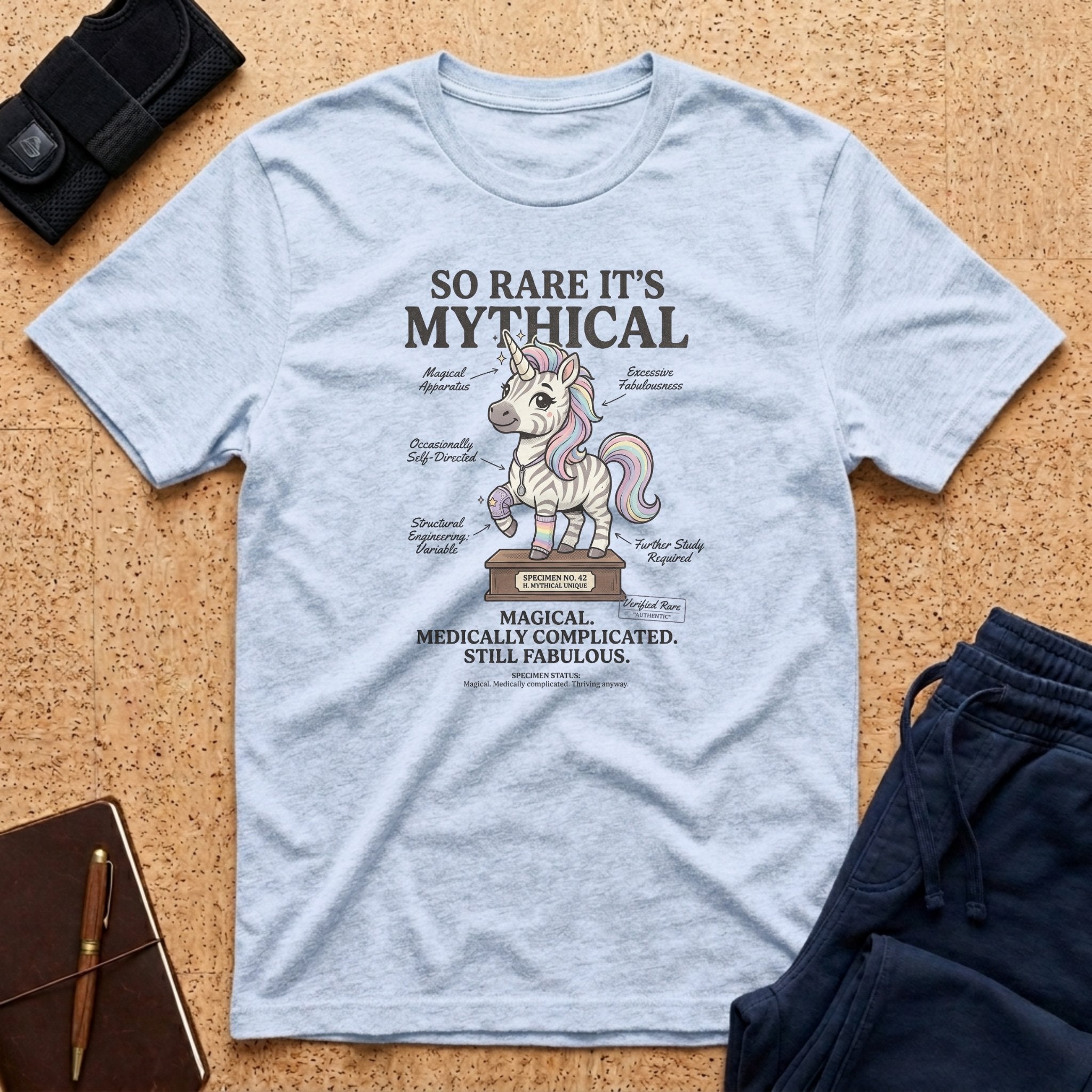 So Rare It's Mythical ZebraCorn Tee - T-Shirt