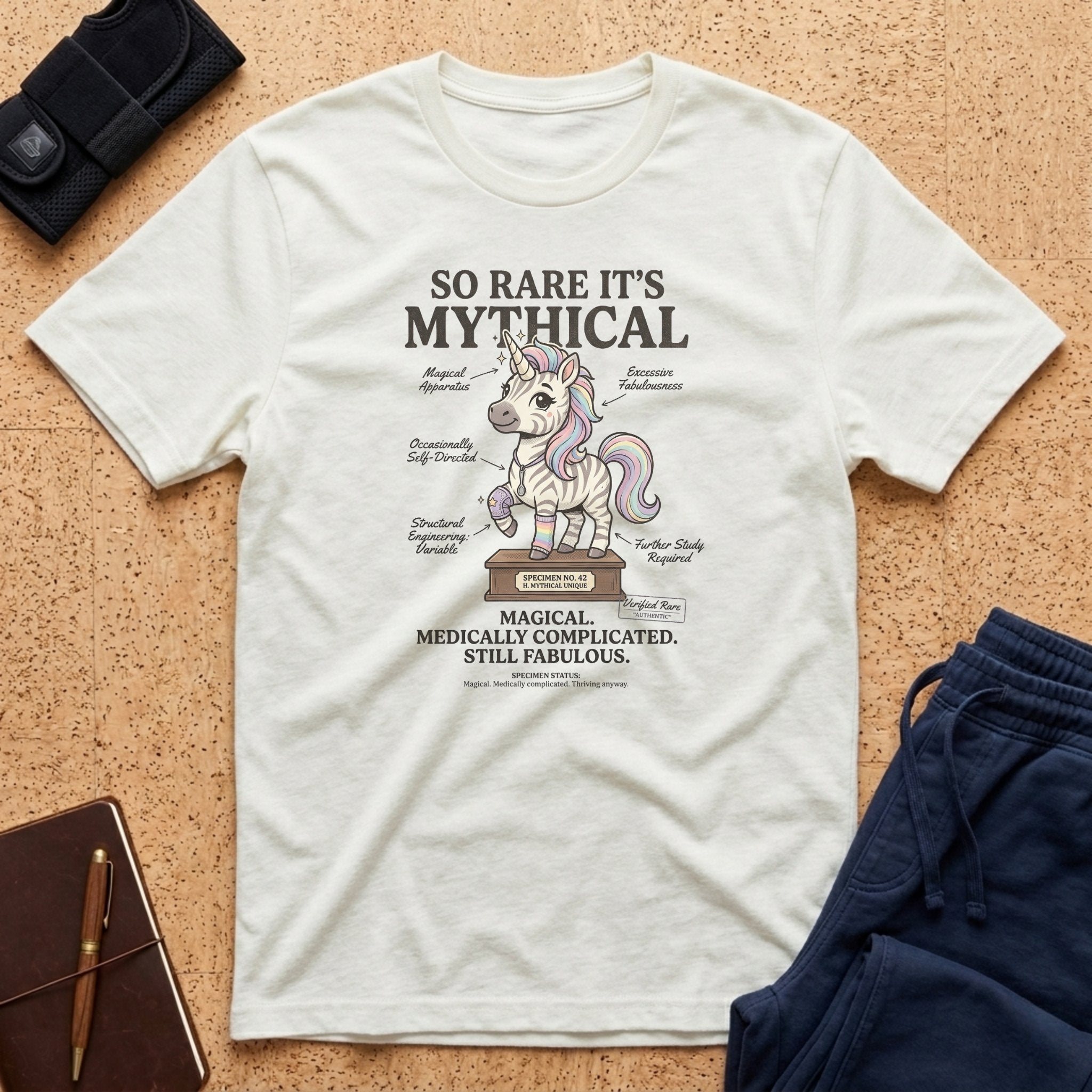 So Rare It's Mythical ZebraCorn Tee - T-Shirt