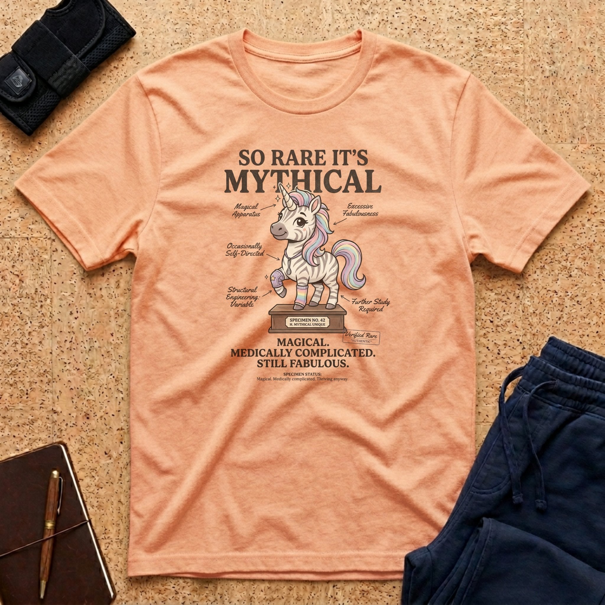 So Rare It's Mythical ZebraCorn Tee - T-Shirt