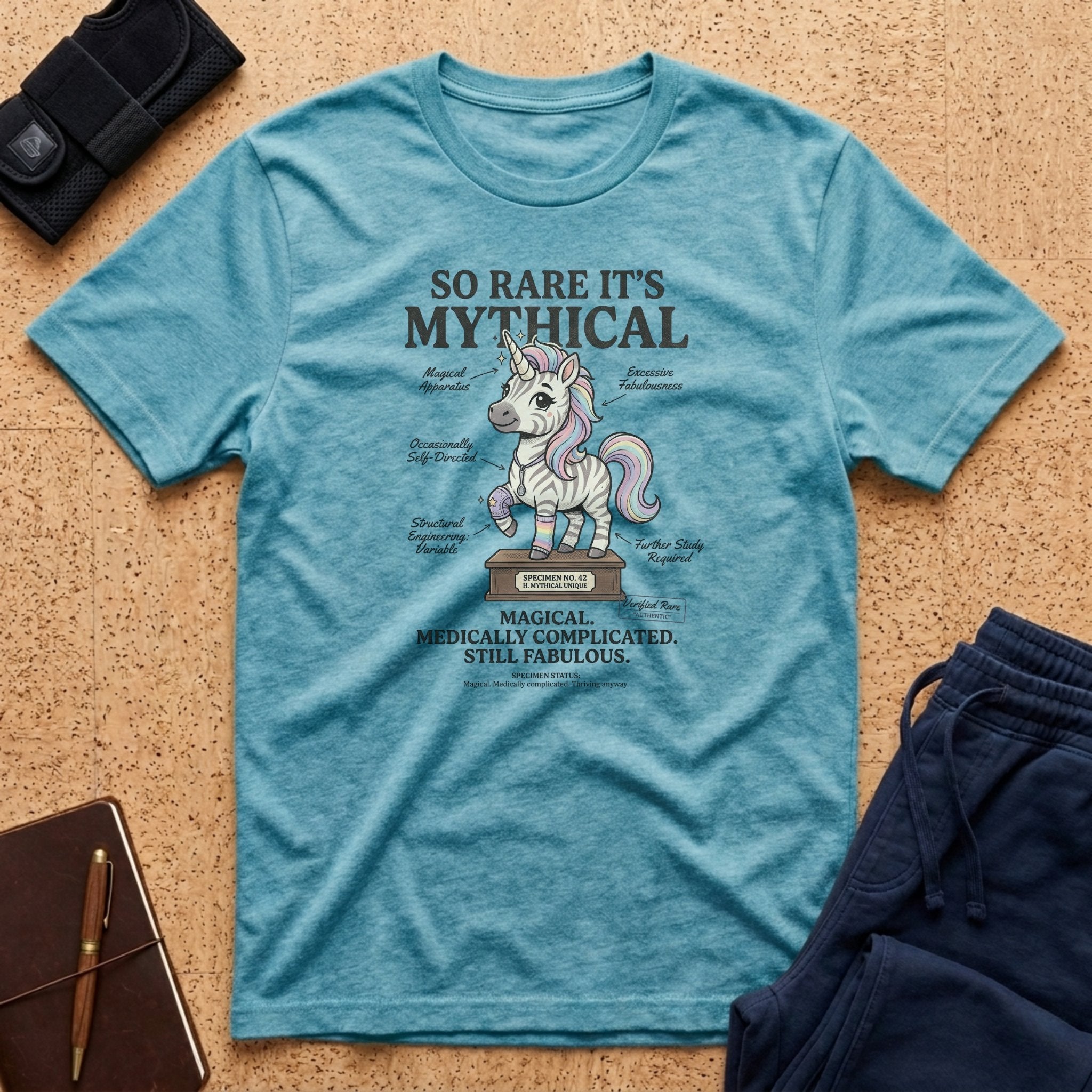So Rare It's Mythical ZebraCorn Tee - T-Shirt