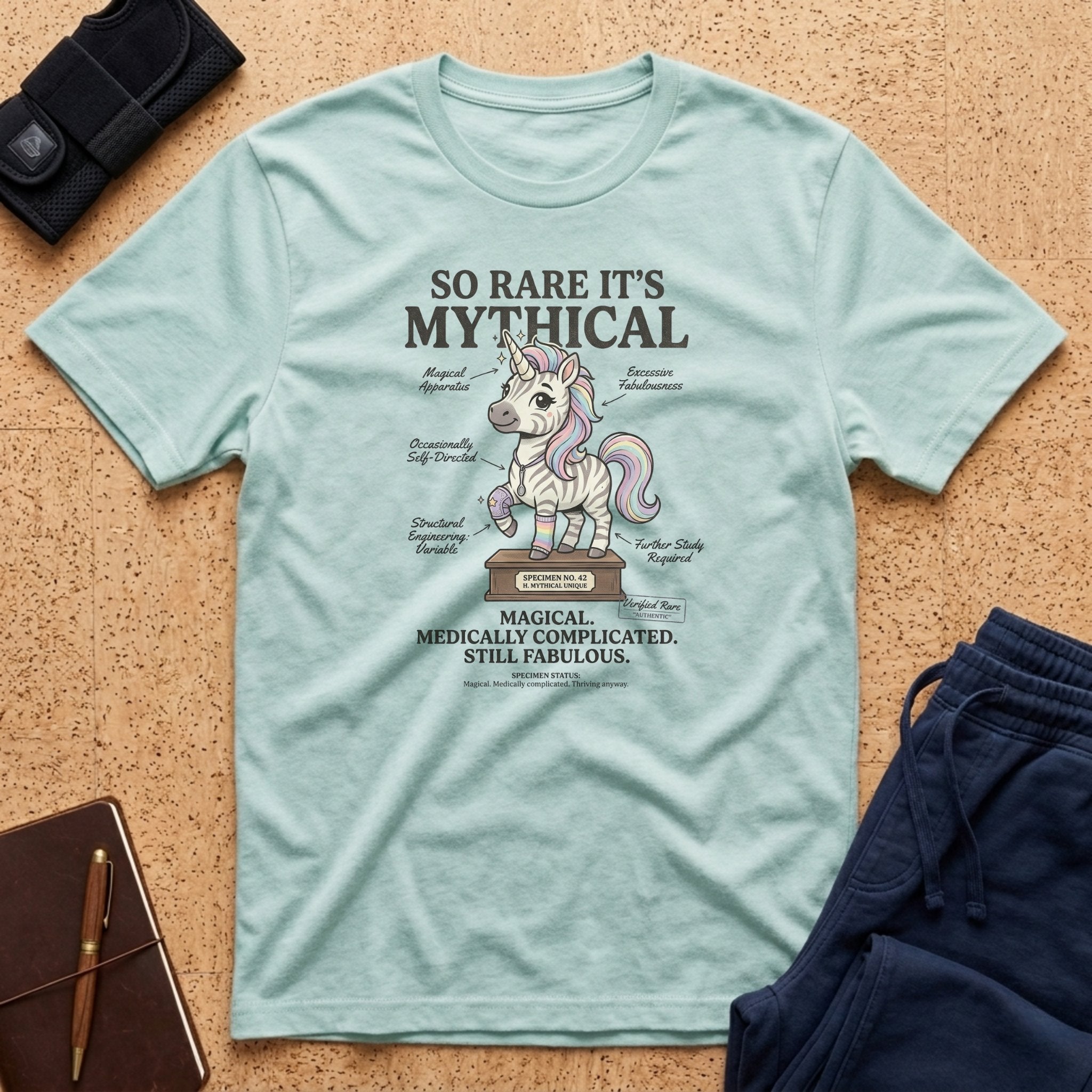 So Rare It's Mythical ZebraCorn Tee - T-Shirt