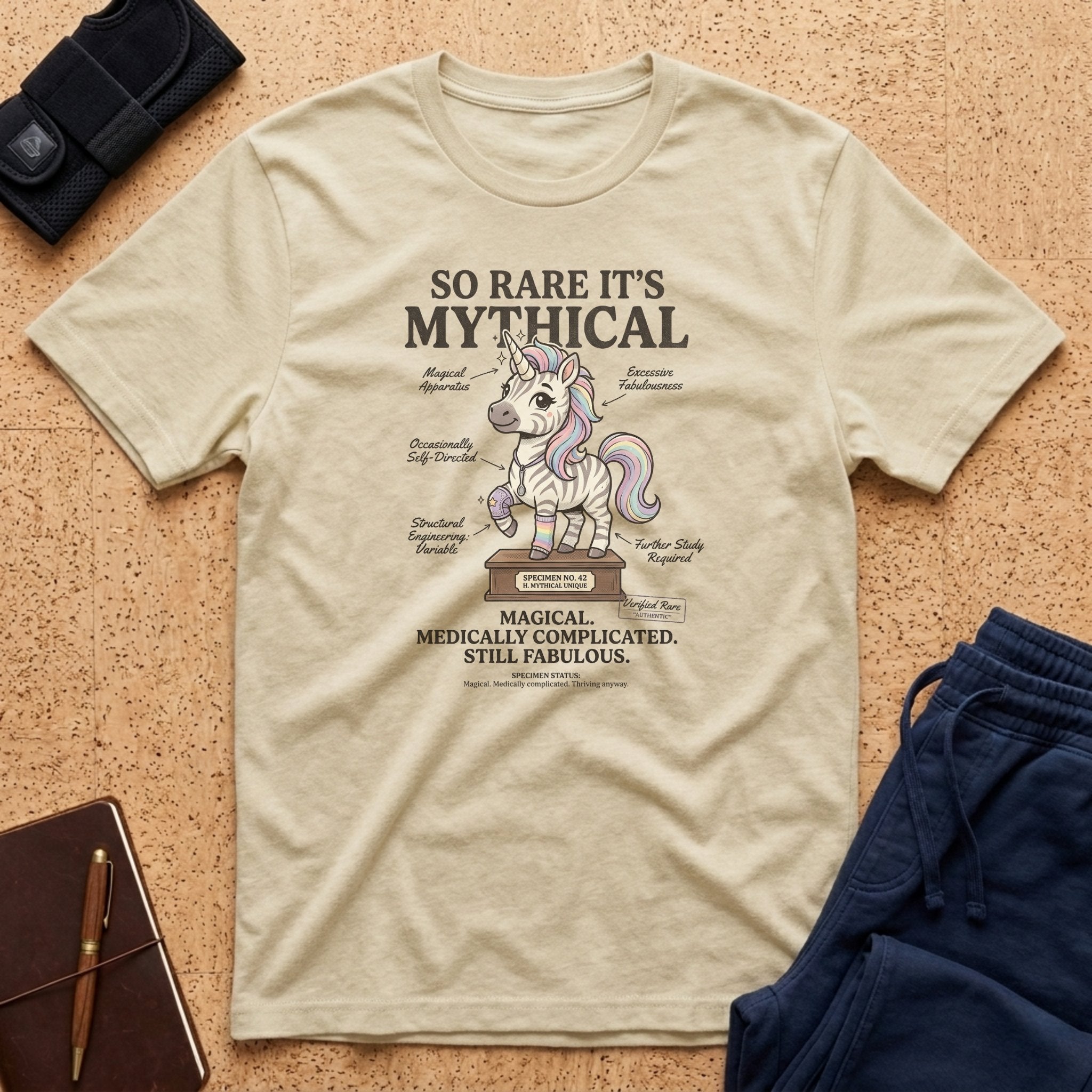 So Rare It's Mythical ZebraCorn Tee - T-Shirt