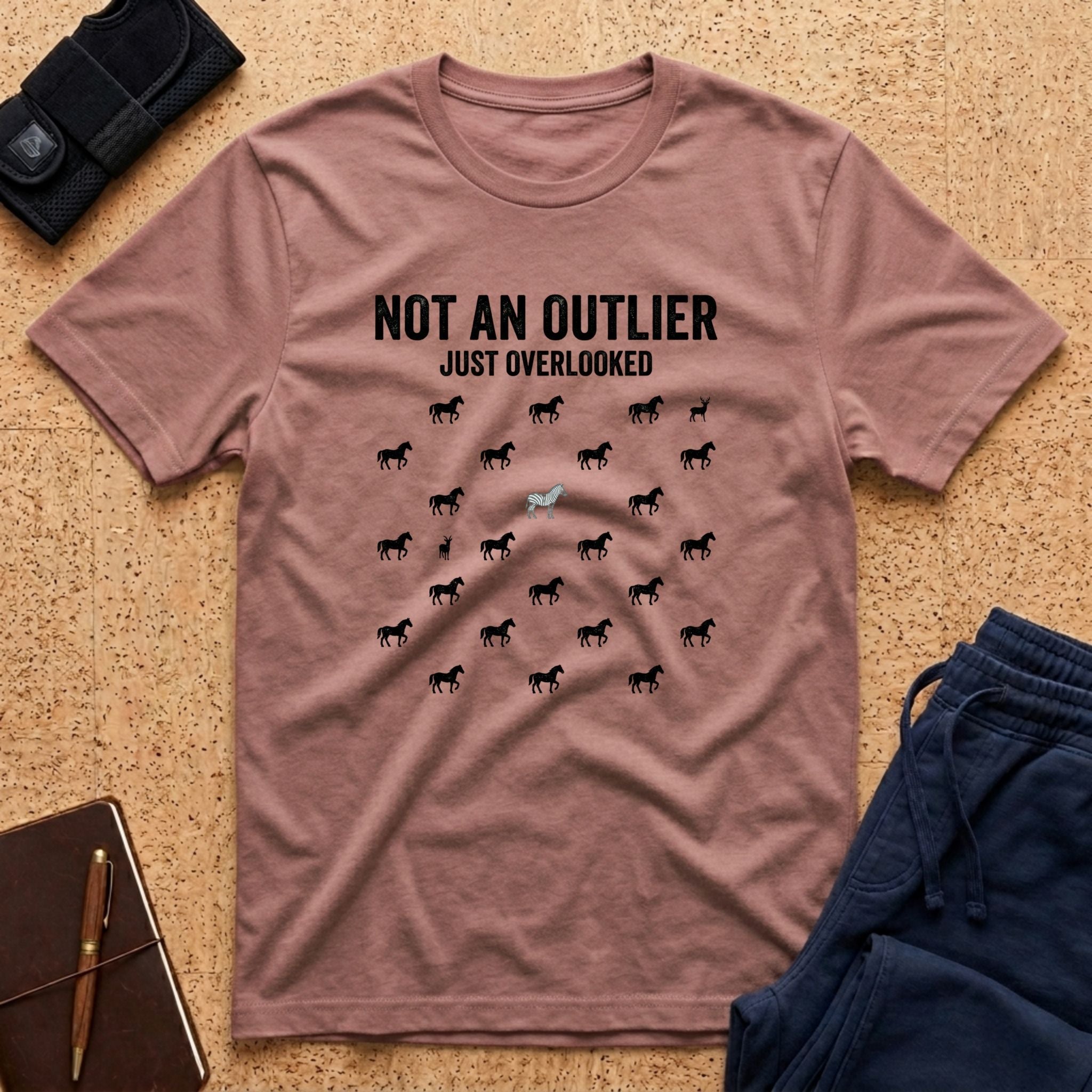 Not An Outlier Just Overlooked Tee - T-Shirt
