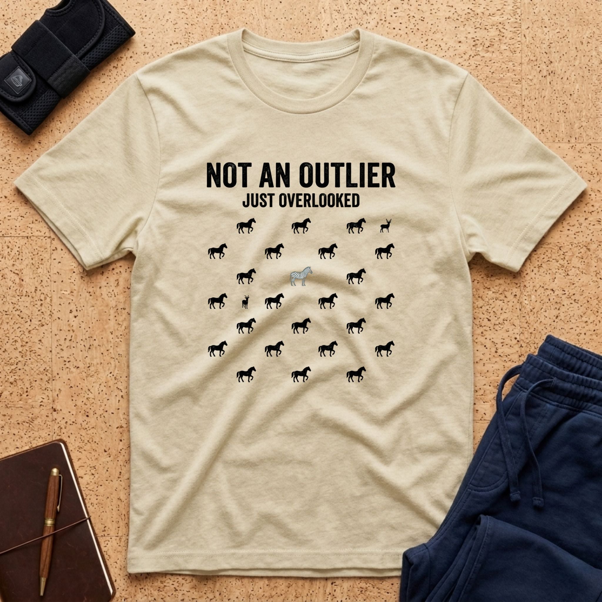 Not An Outlier Just Overlooked Tee - T-Shirt