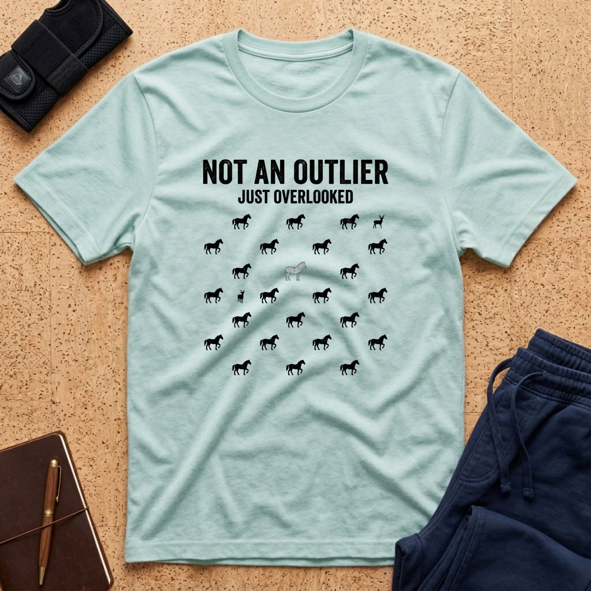 Not An Outlier Just Overlooked Tee - T-Shirt