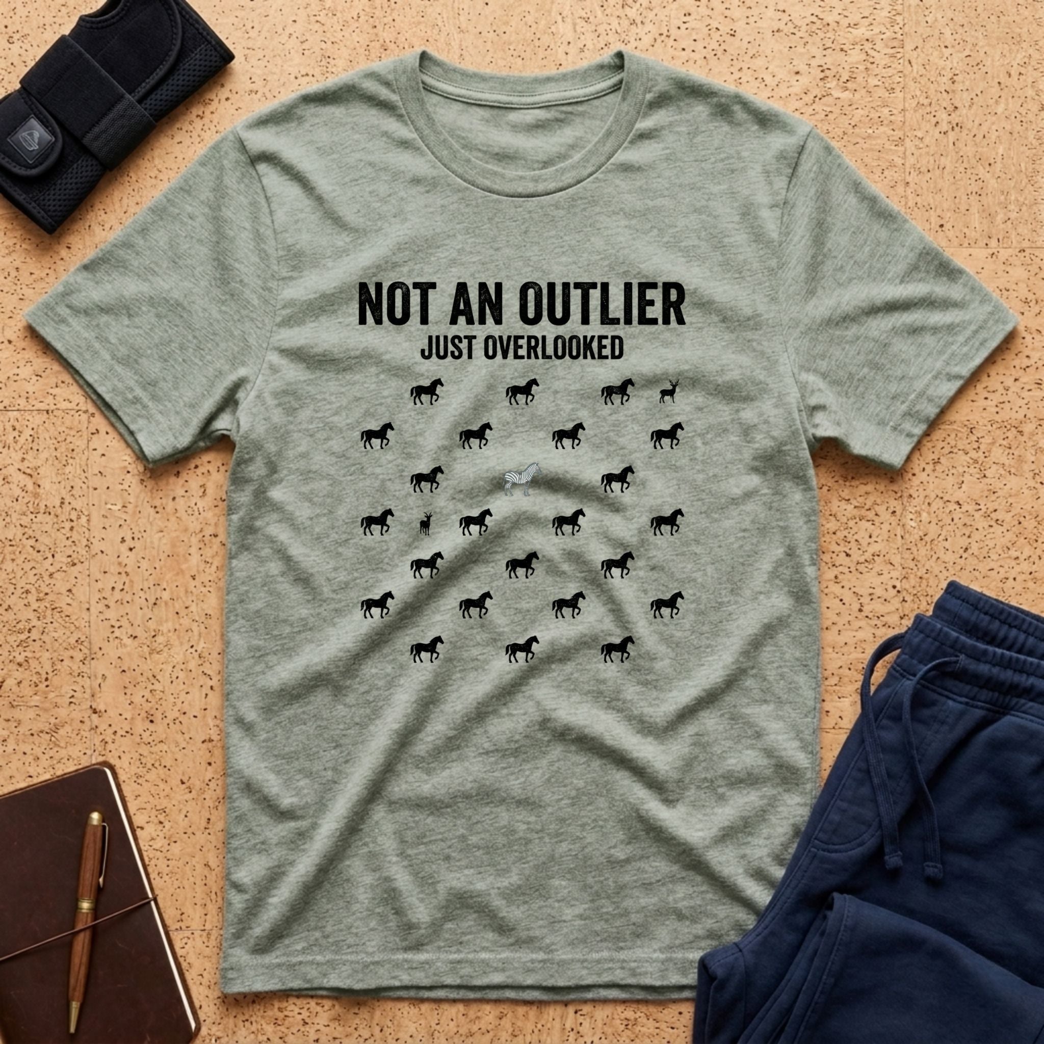 Not An Outlier Just Overlooked Tee - T-Shirt