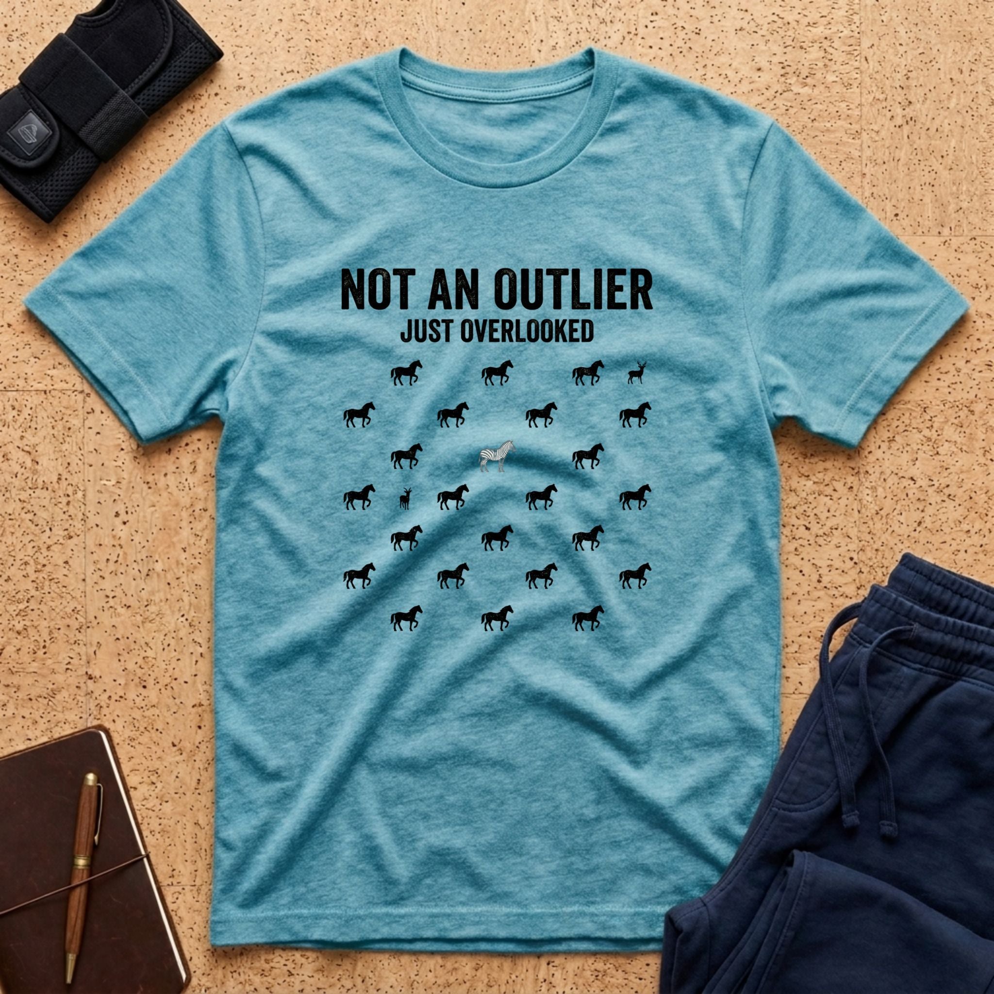 Not An Outlier Just Overlooked Tee - T-Shirt
