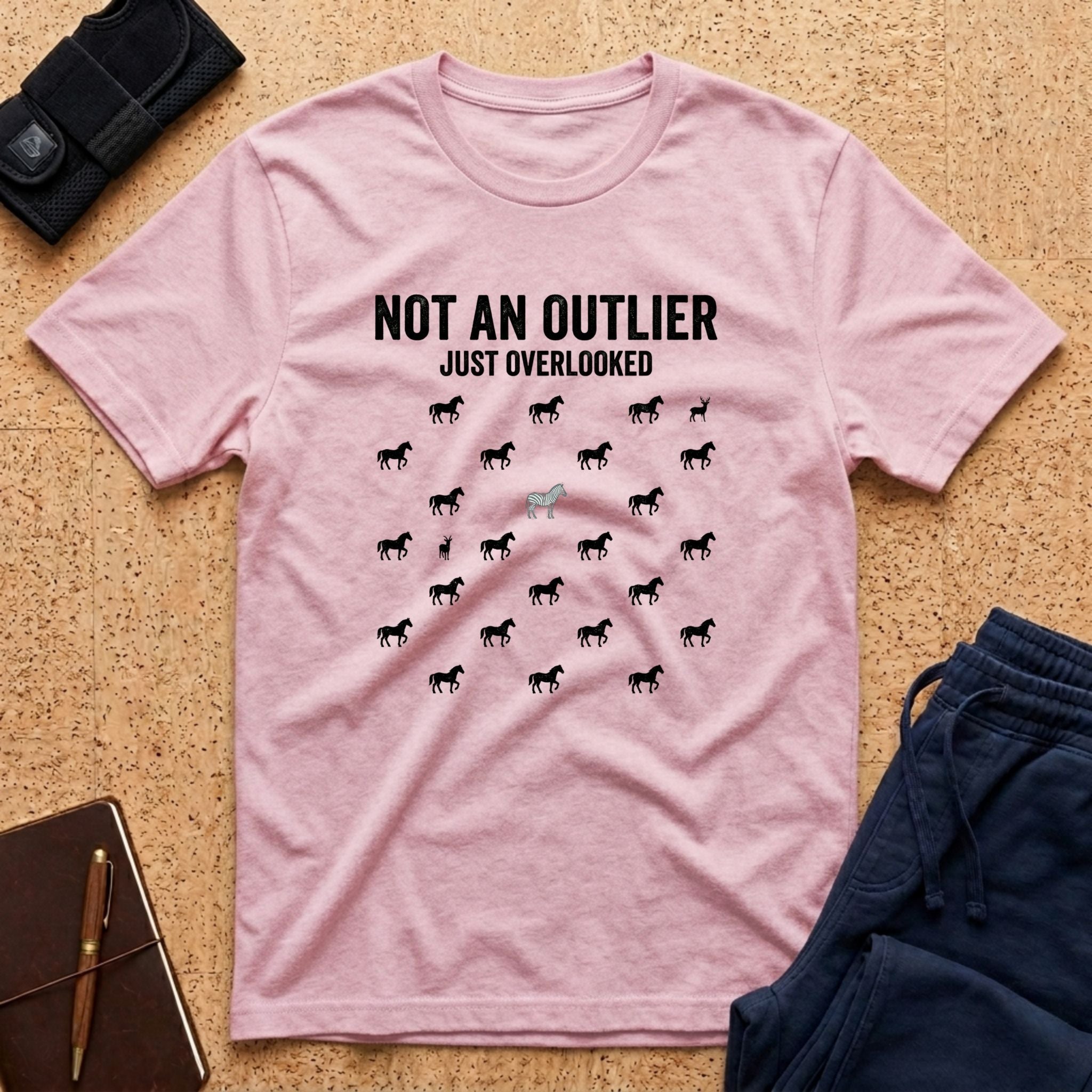 Not An Outlier Just Overlooked Tee - T-Shirt
