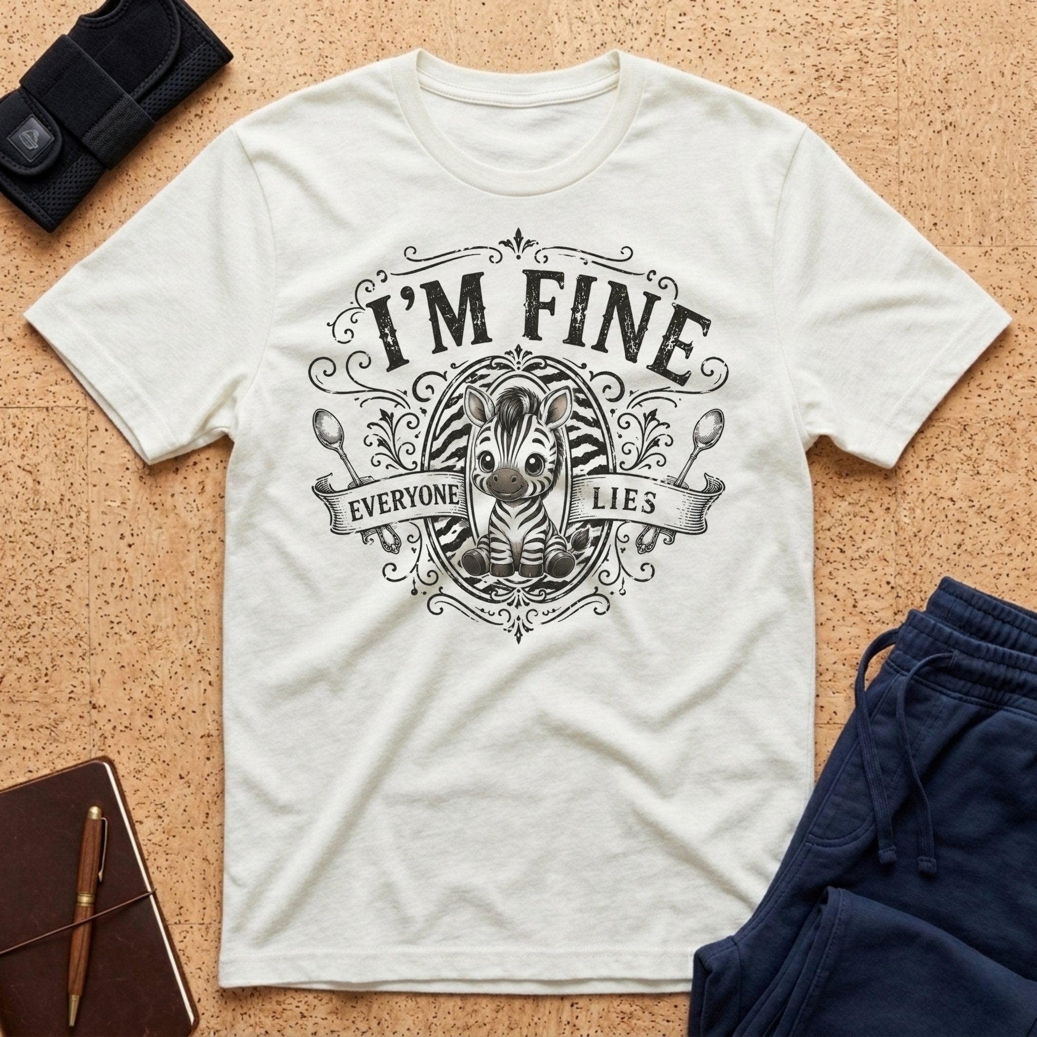 I'm Fine Everyone Lies Tee - T-Shirt
