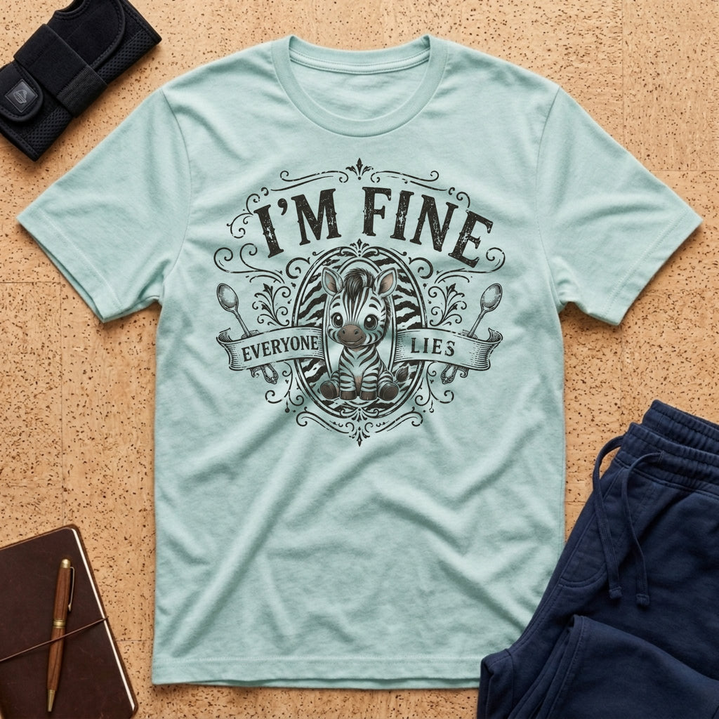 I'm Fine Everyone Lies Tee - T-Shirt