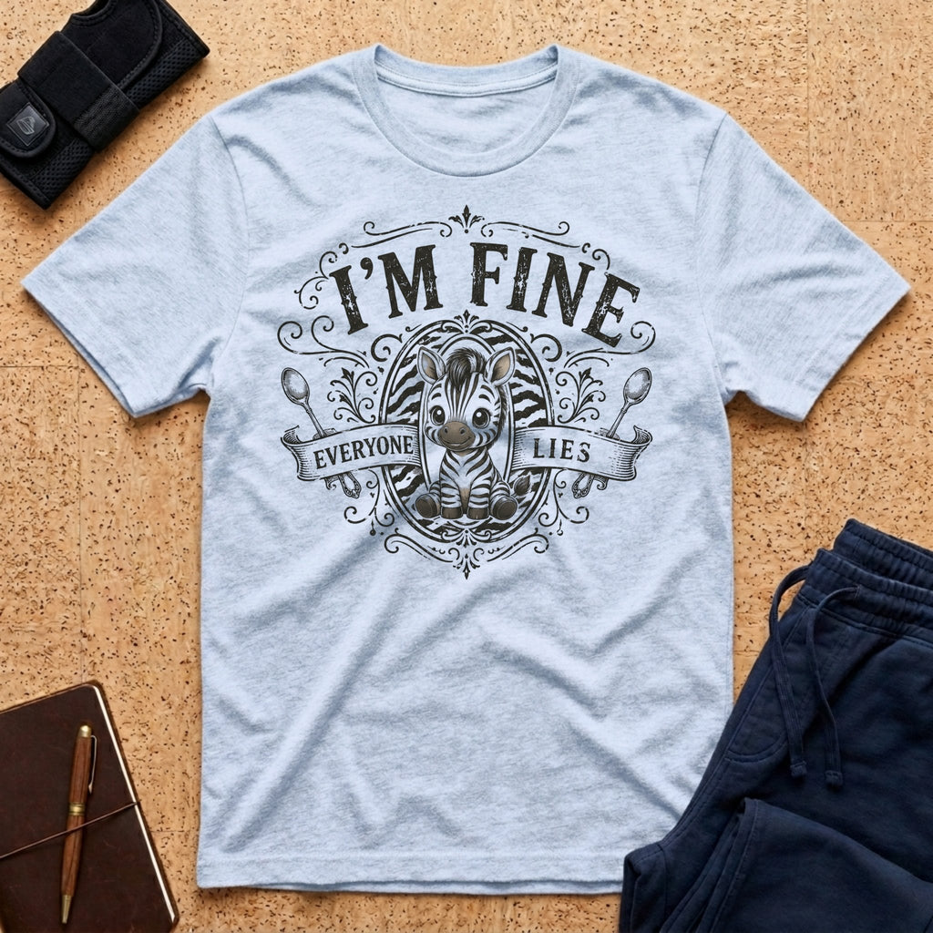 I'm Fine Everyone Lies Tee - T-Shirt