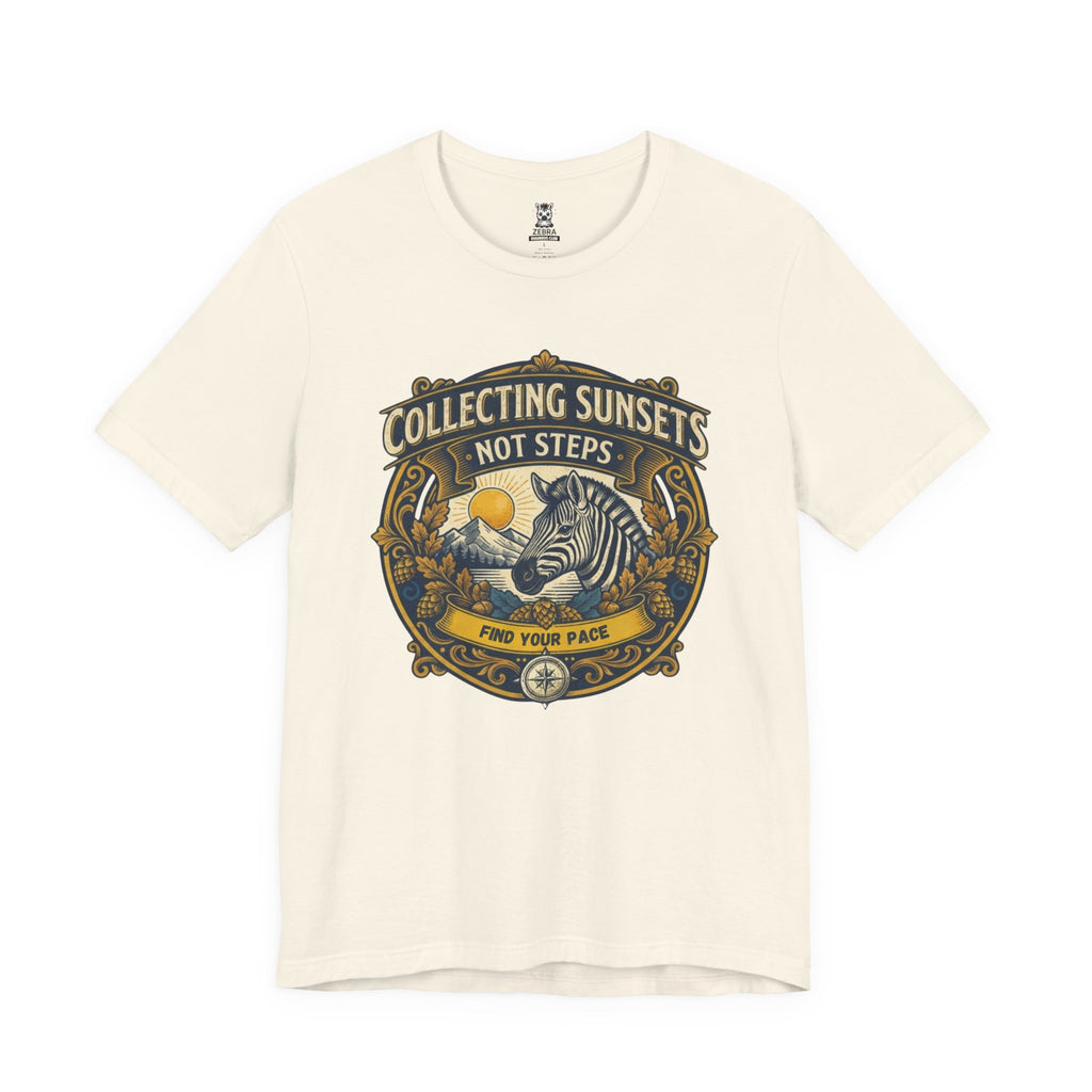 Collecting Sunsets Not Steps | Find Your Pace Tee