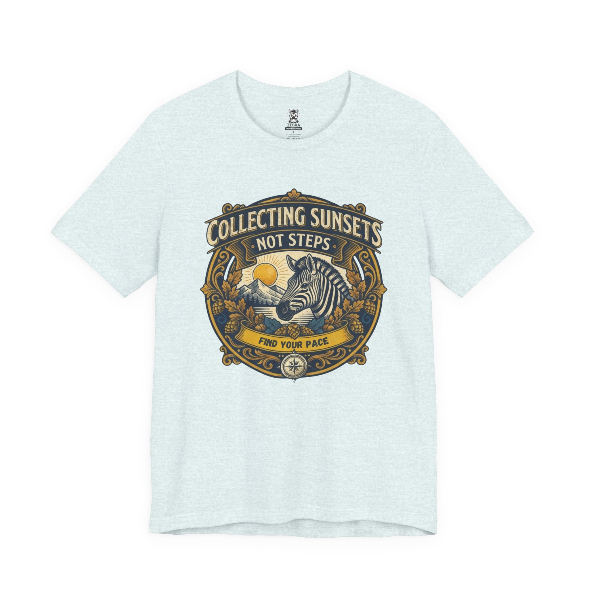 Collecting Sunsets Not Steps | Find Your Pace Tee