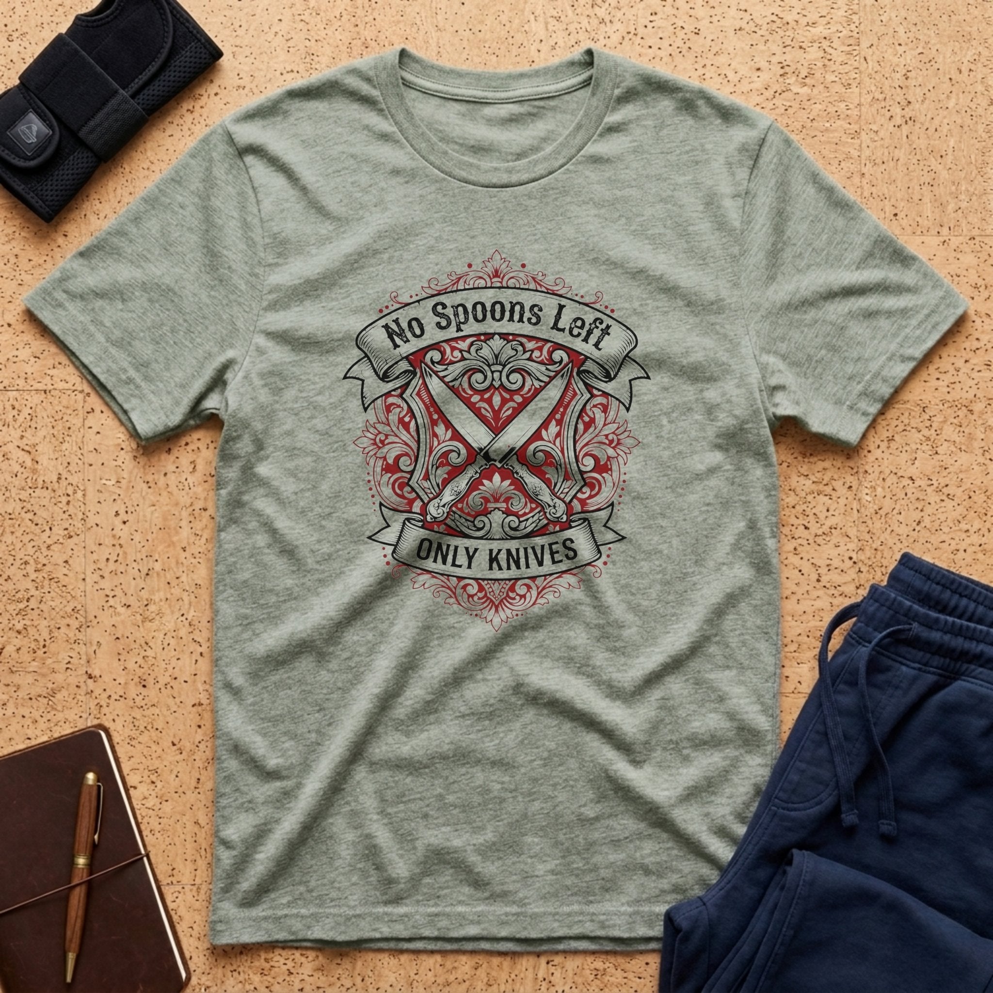 No Spoons Left Only Knives Tee