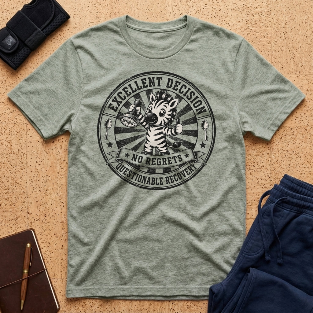 Excellent Decision Zebra Approved Tee