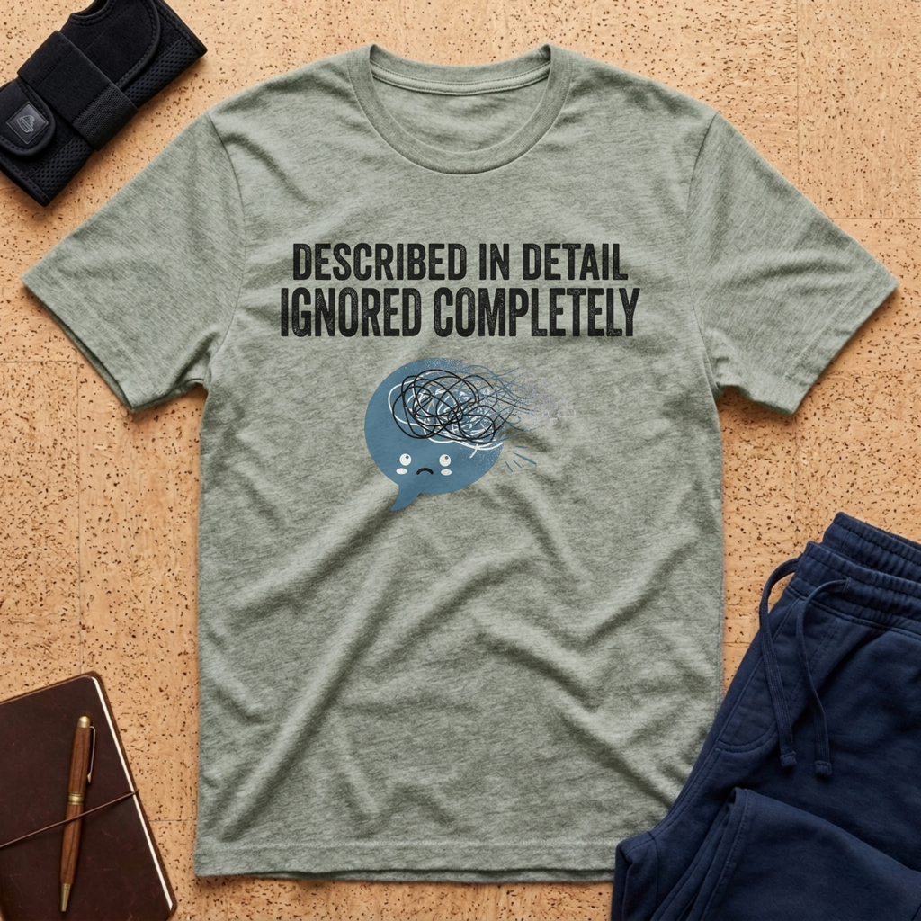 Described In Detail Tee