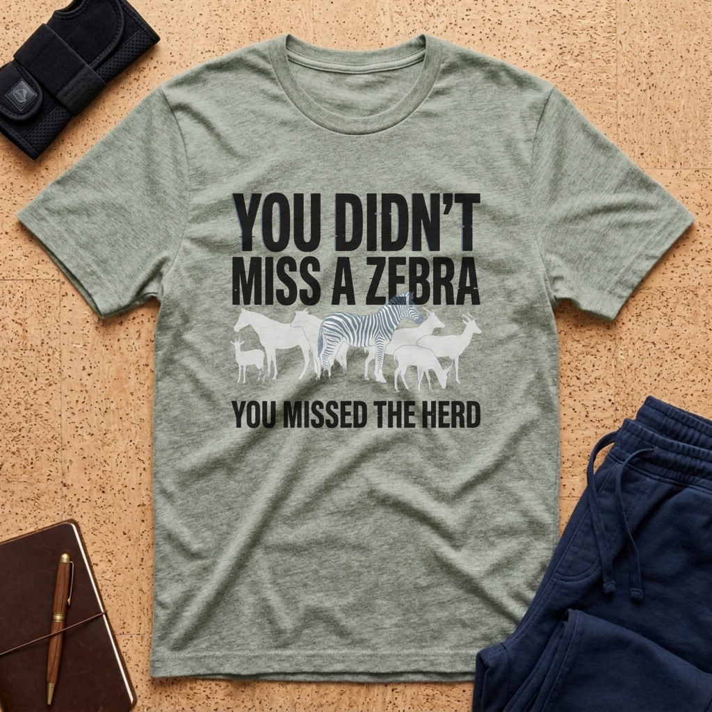 You Didn't Miss A Zebra Tee