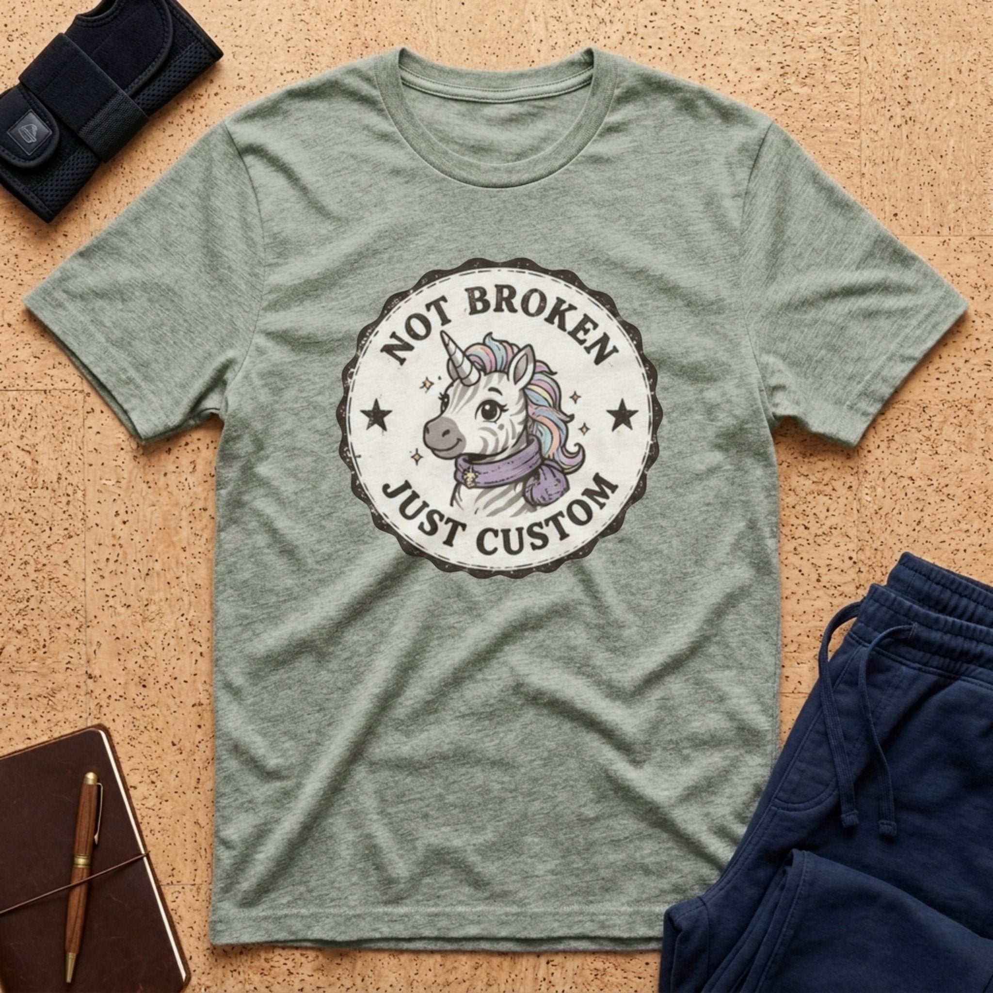 Not Broken Just Custom Tee