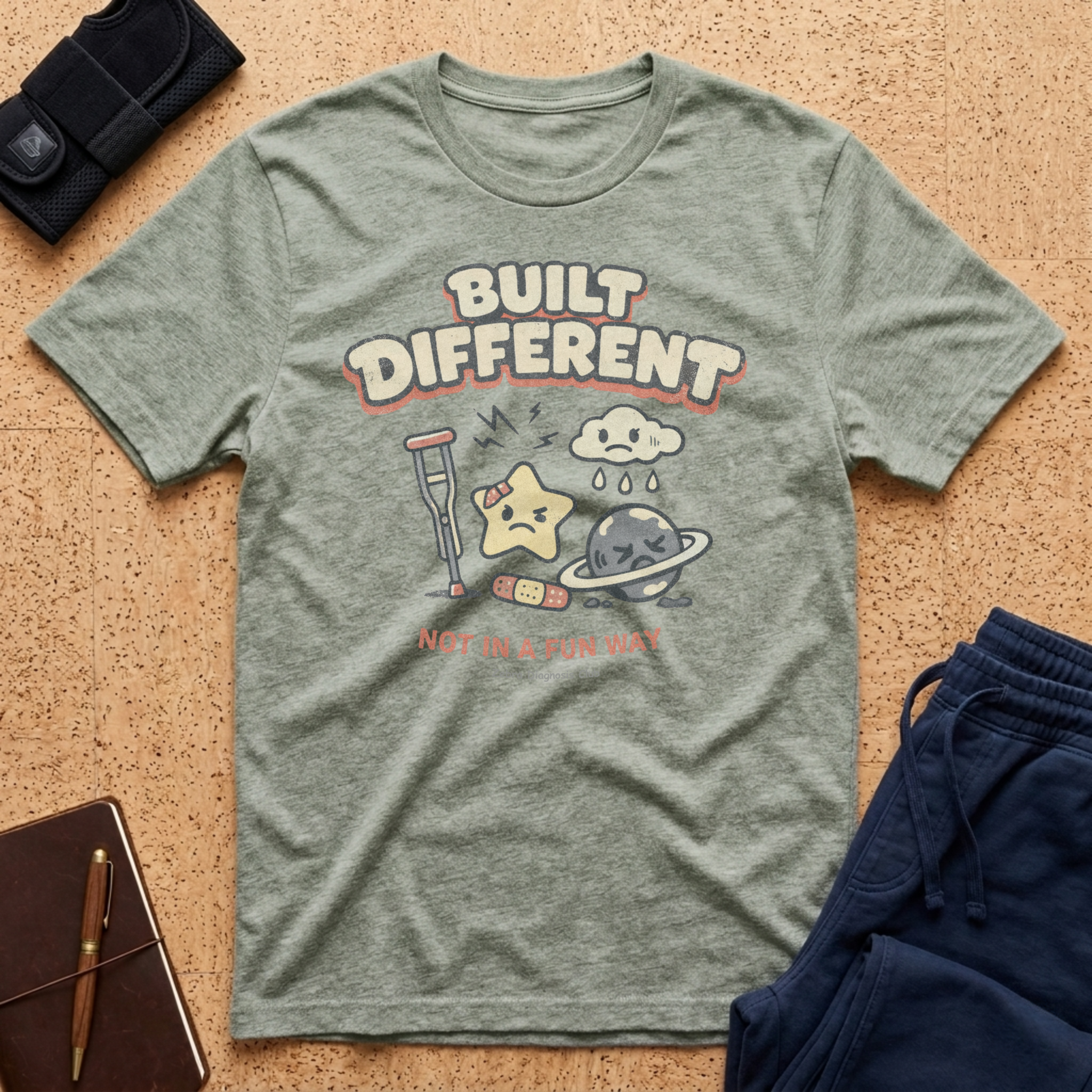 Built Different Not In A Fun Way Tee