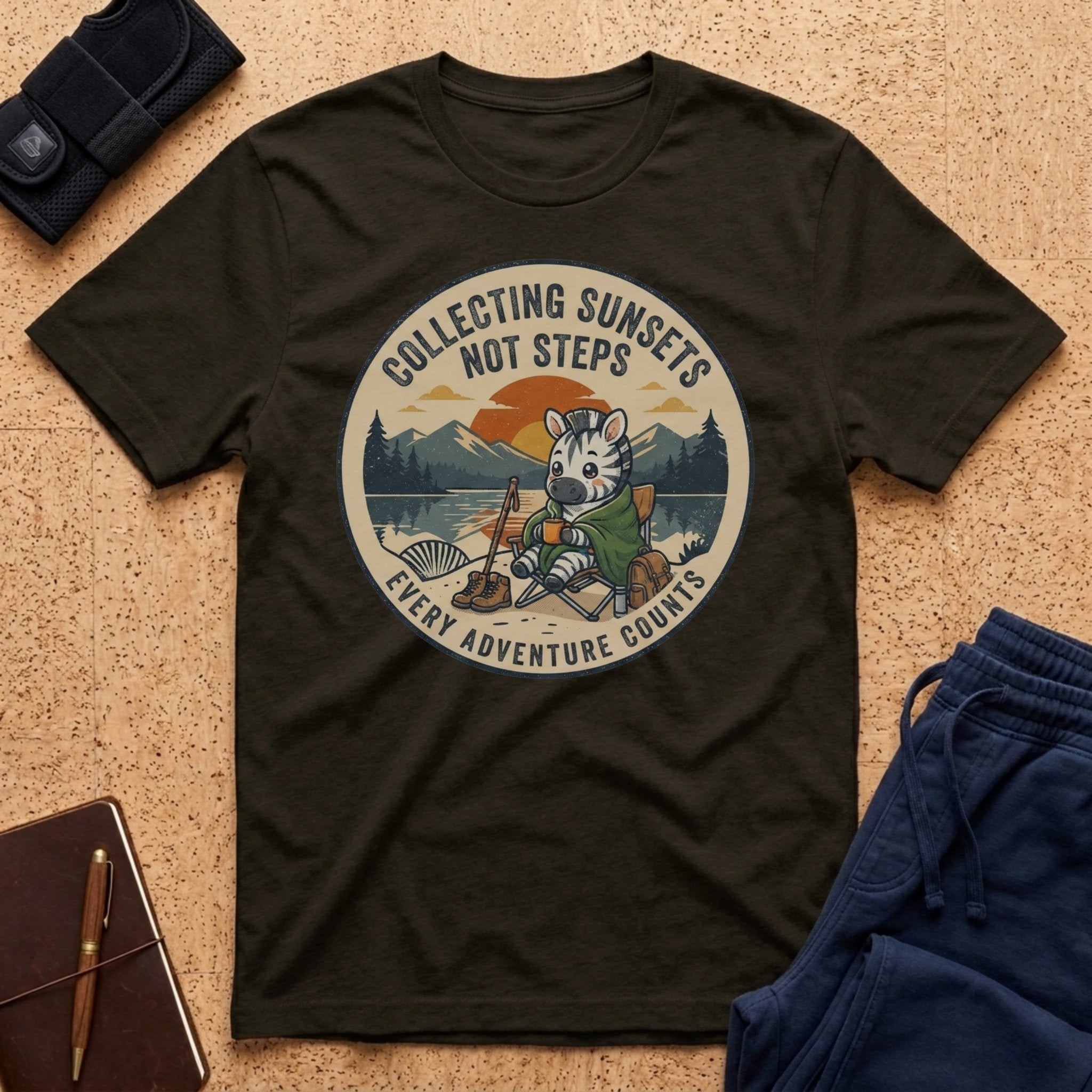 Collecting Sunsets Not Steps Tee