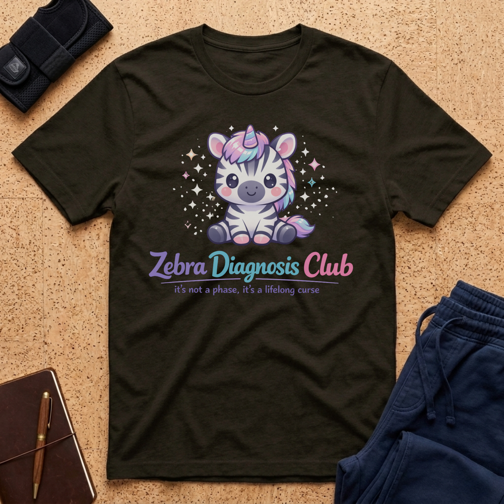 Zebra Diagnosis Club Unicorn Tee