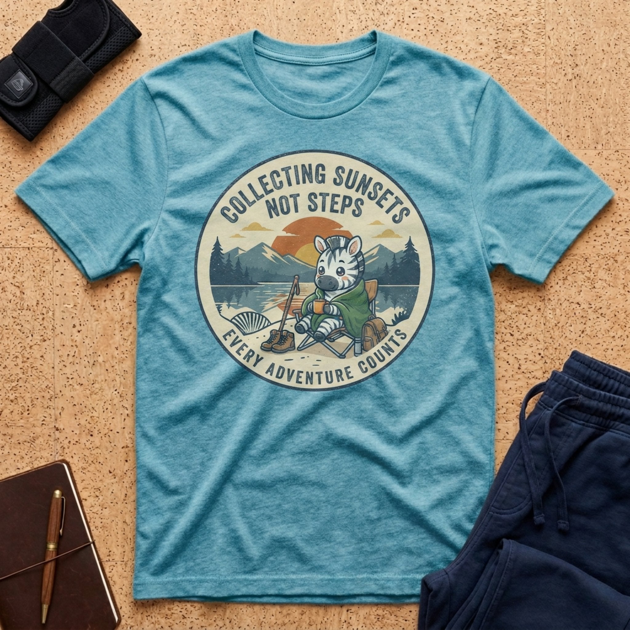 Collecting Sunsets Not Steps Tee