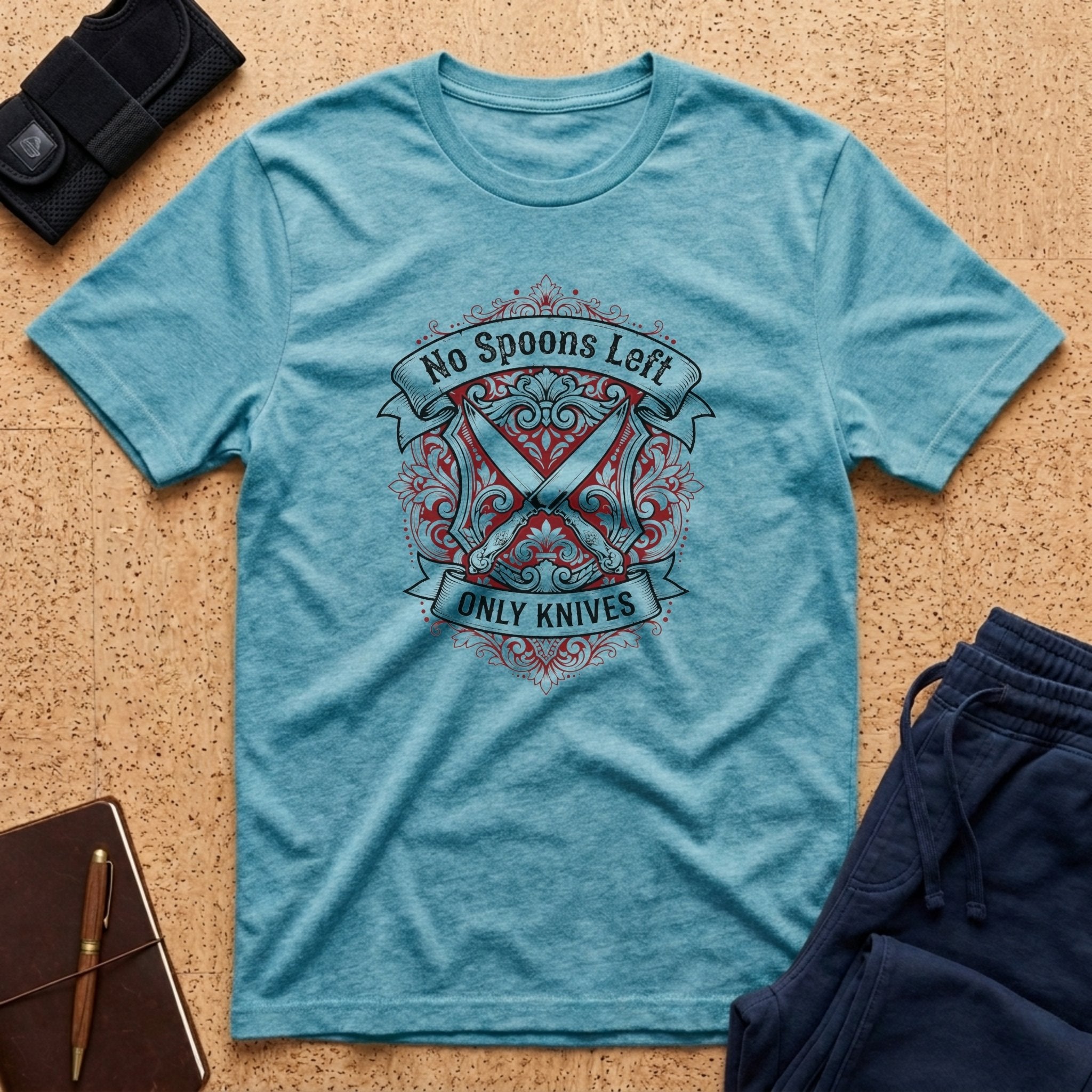 No Spoons Left Only Knives Tee