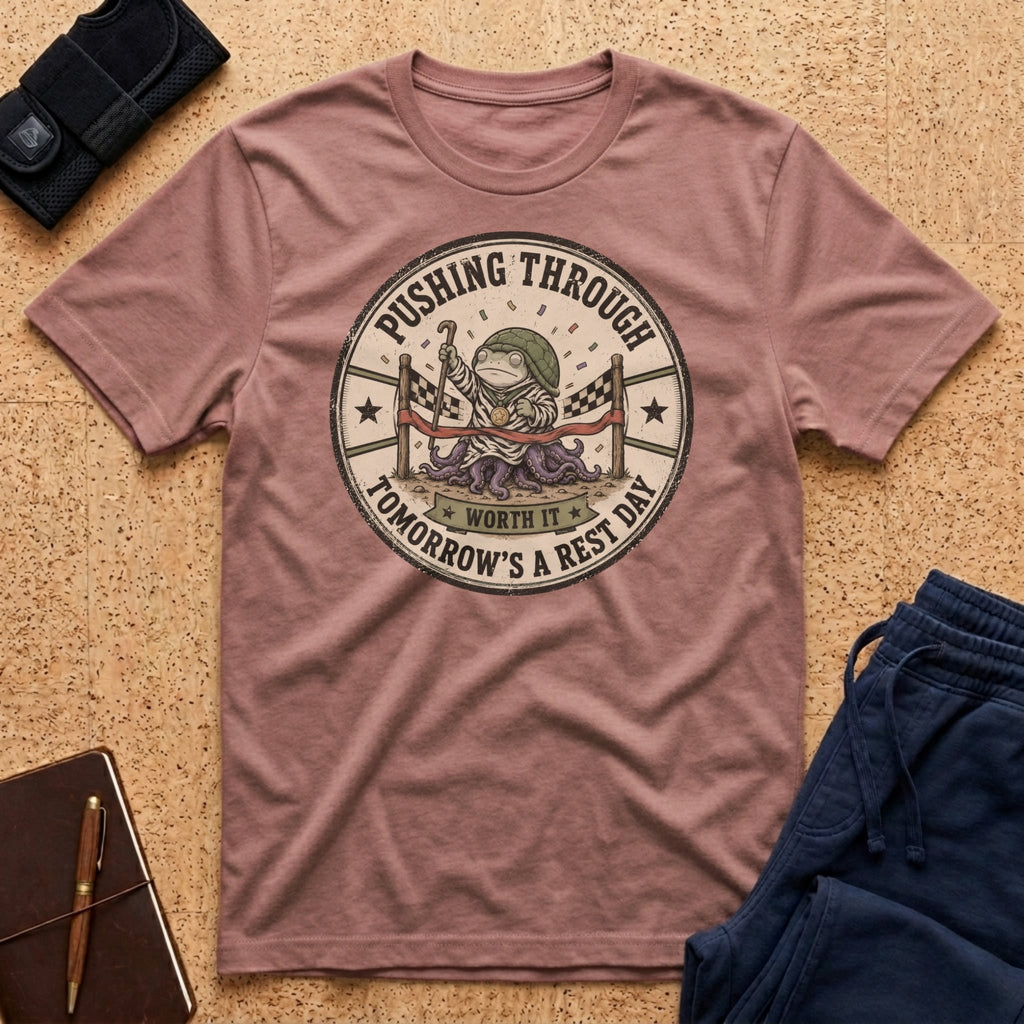 Pushing Through Worth It Tee