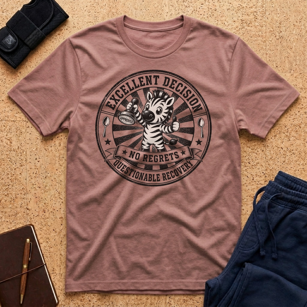 Excellent Decision Zebra Approved Tee