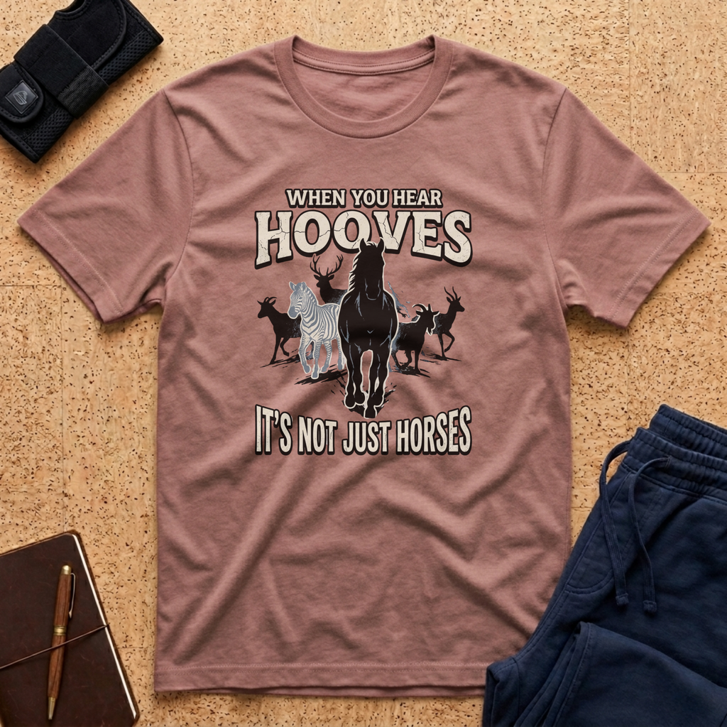When You Hear Hooves Tee