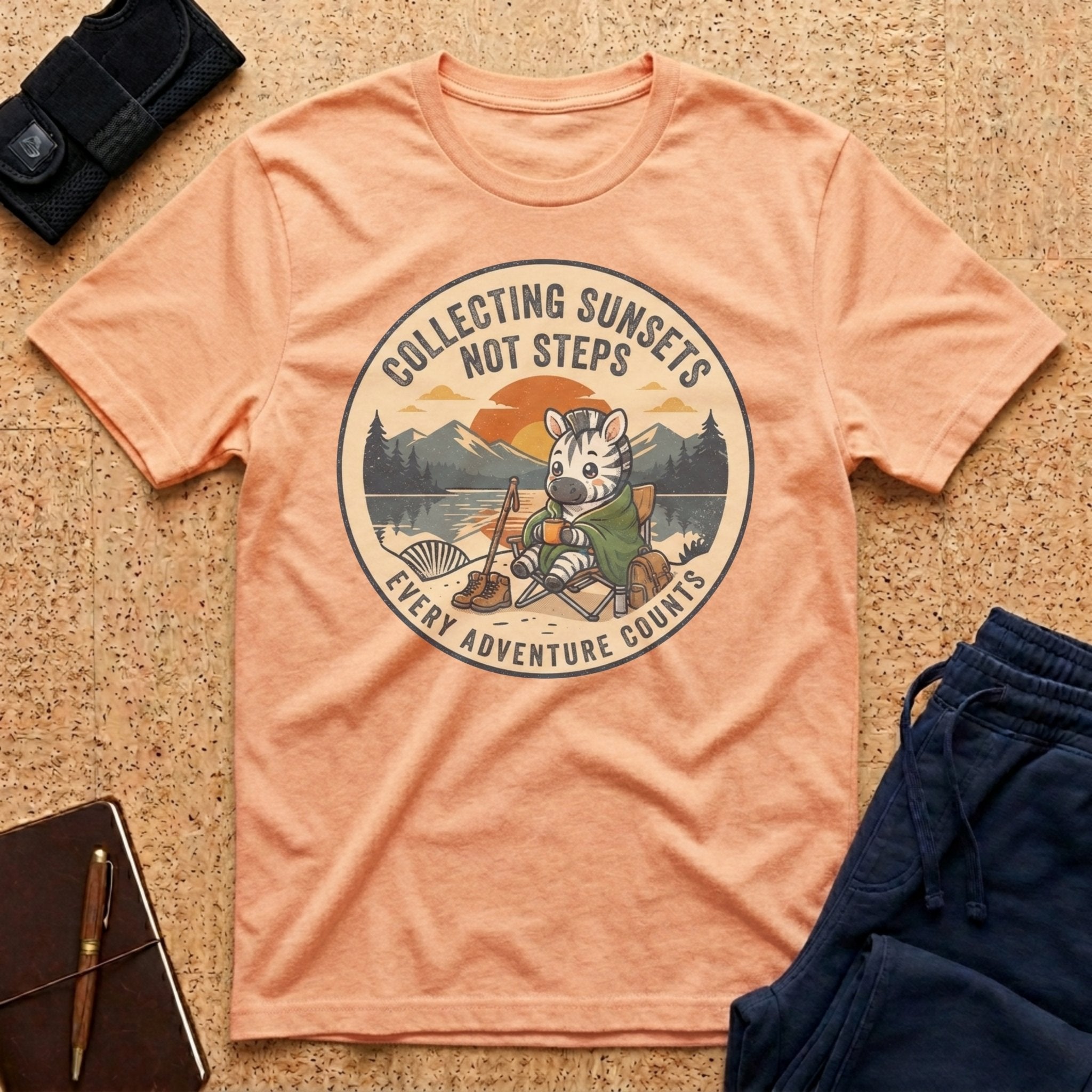 Collecting Sunsets Not Steps Tee
