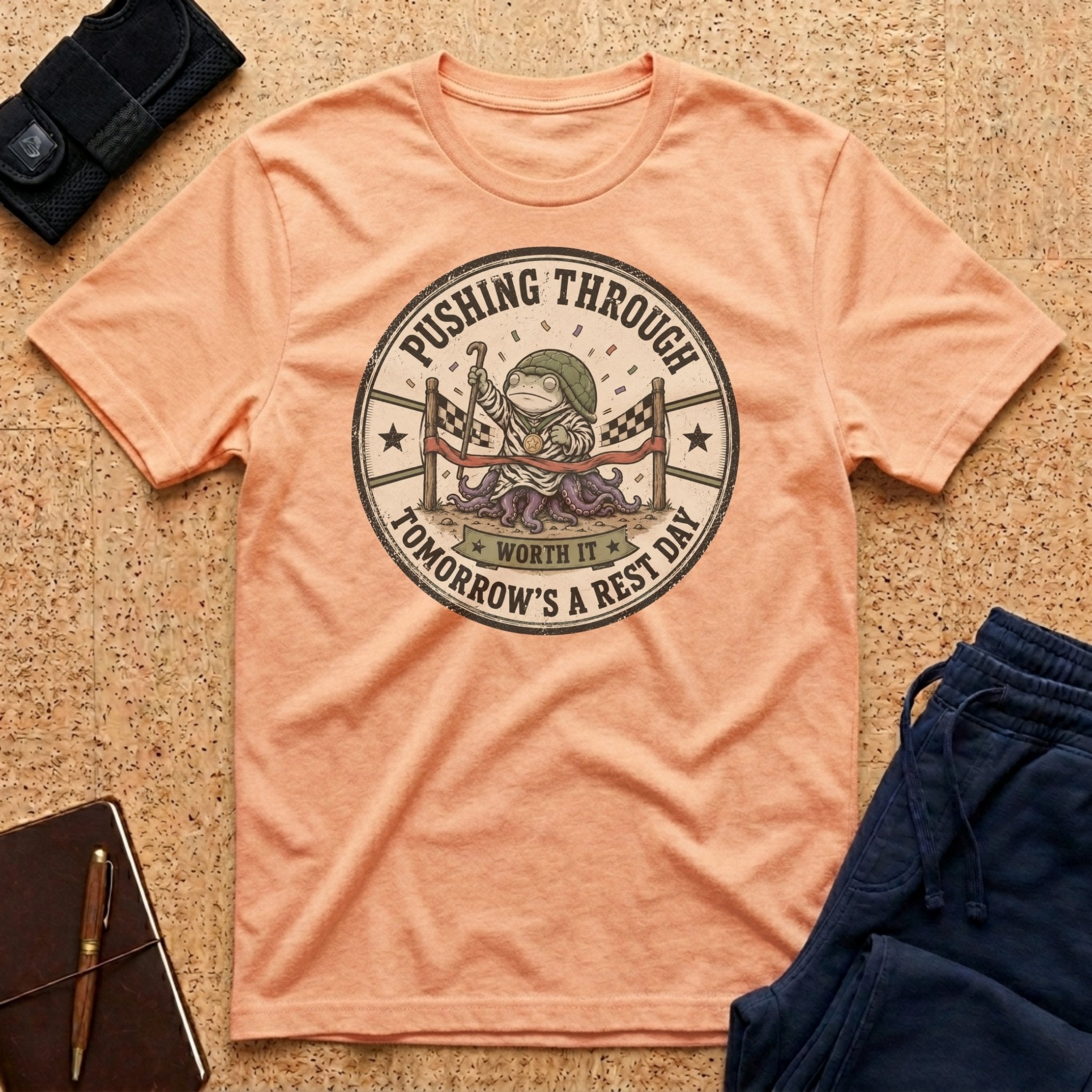 Pushing Through Worth It Tee