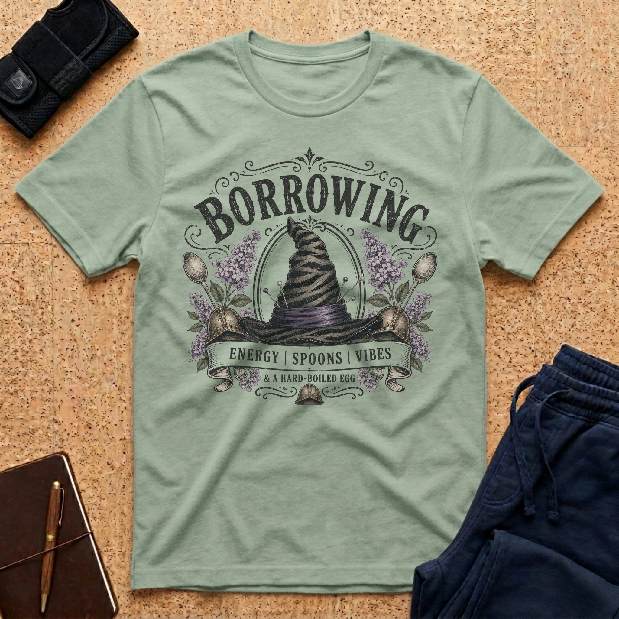 Borrowing Energy | Spoons | Vibes Witches Hat Tee