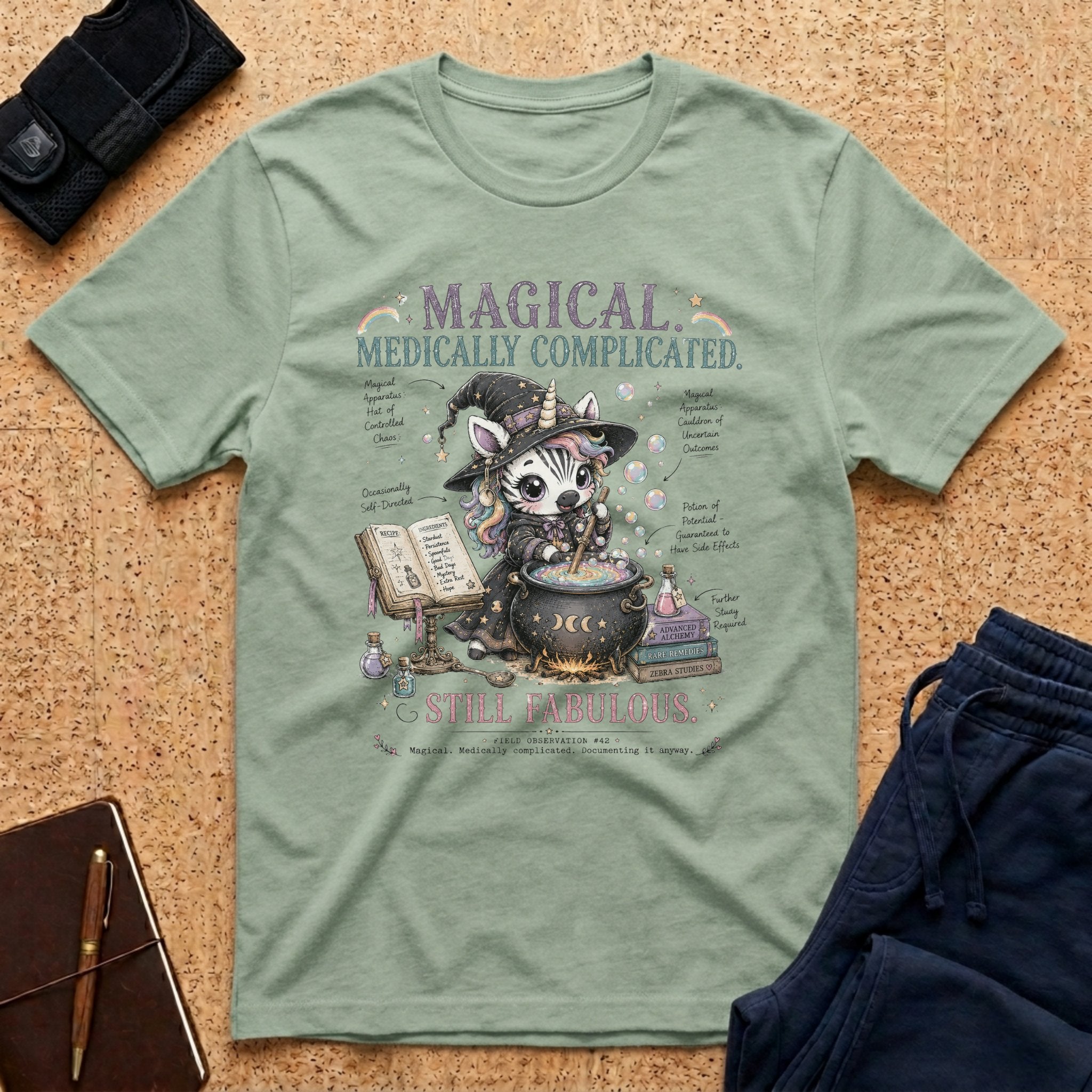 Magical Medically Complicated Still Fabulous Witch Tee