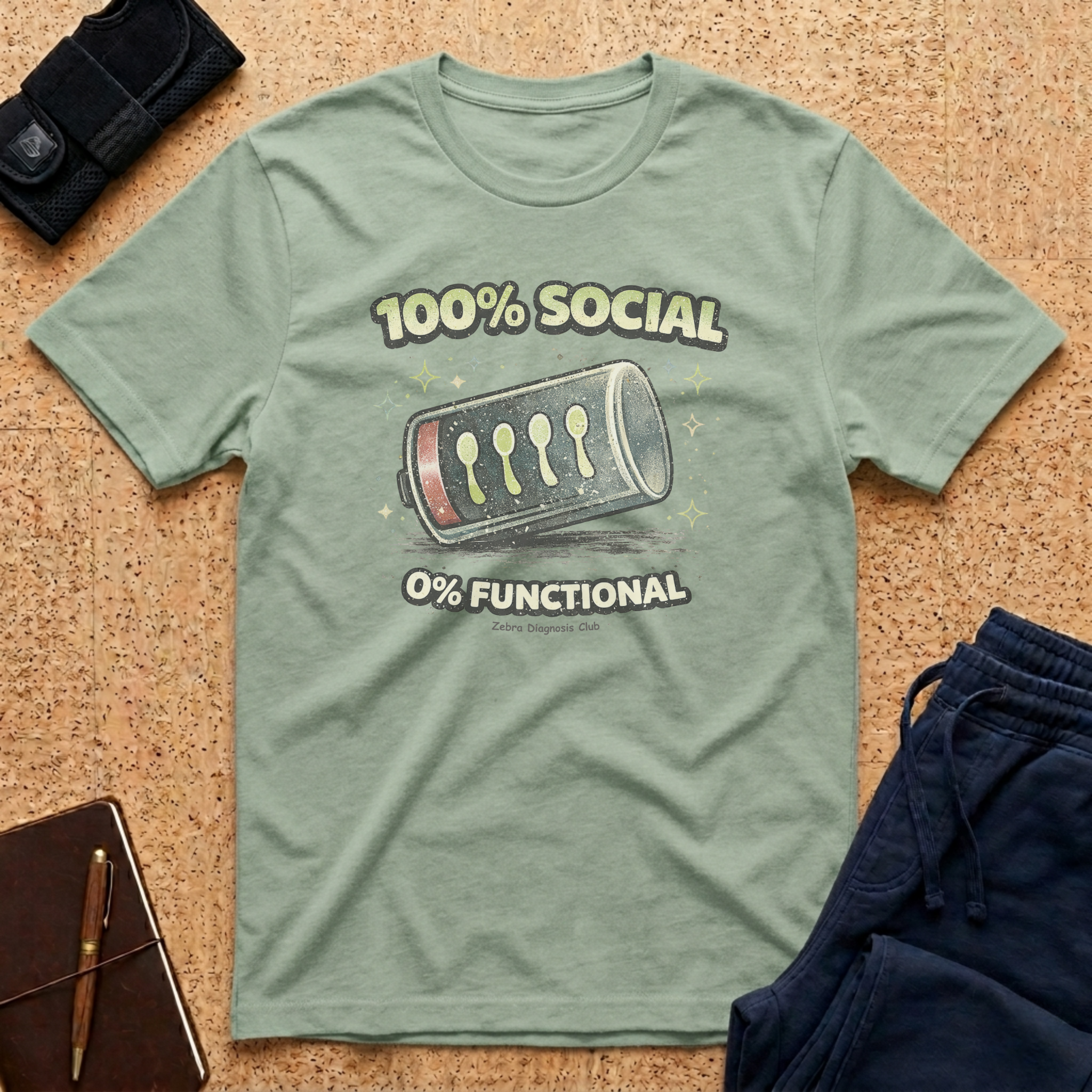 100% Social Tee