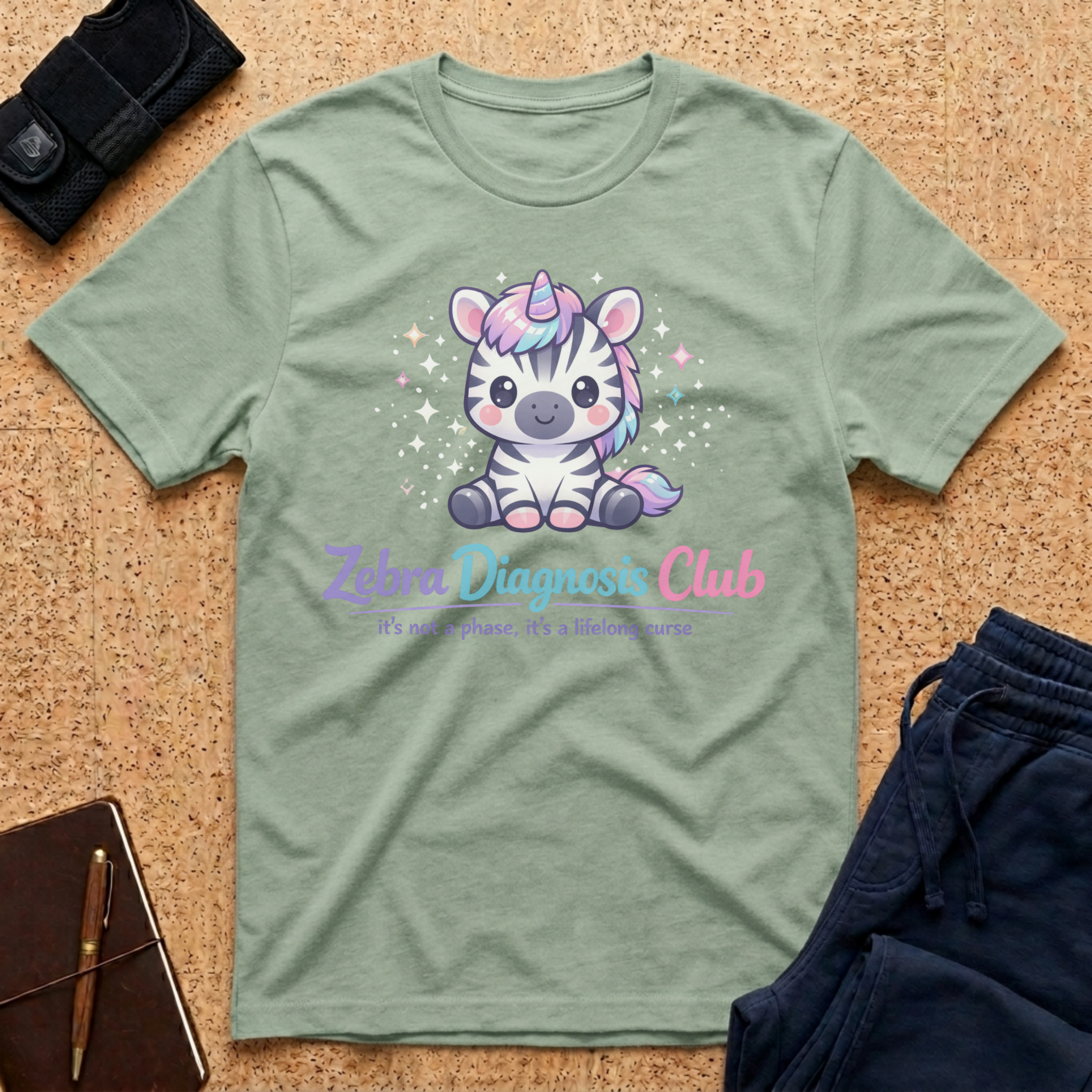 Zebra Diagnosis Club Unicorn Tee