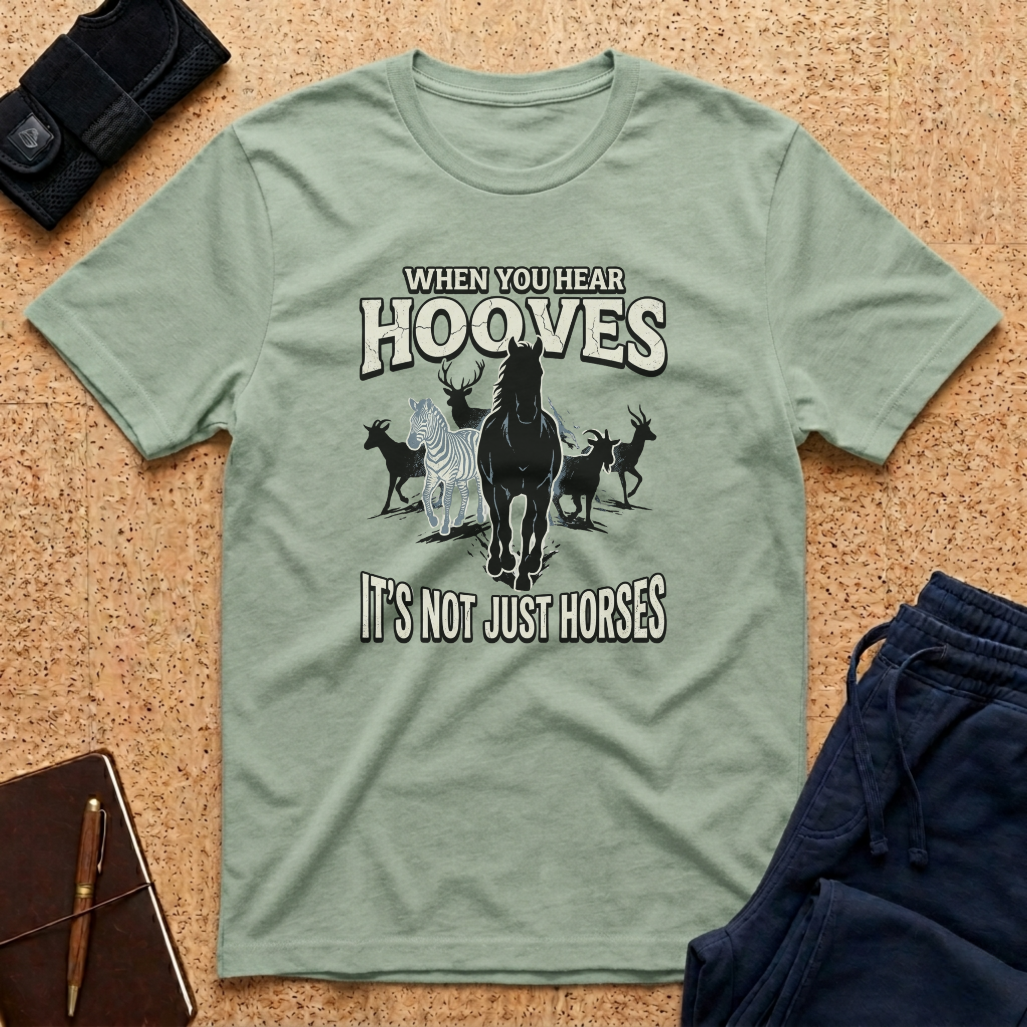 When You Hear Hooves Tee
