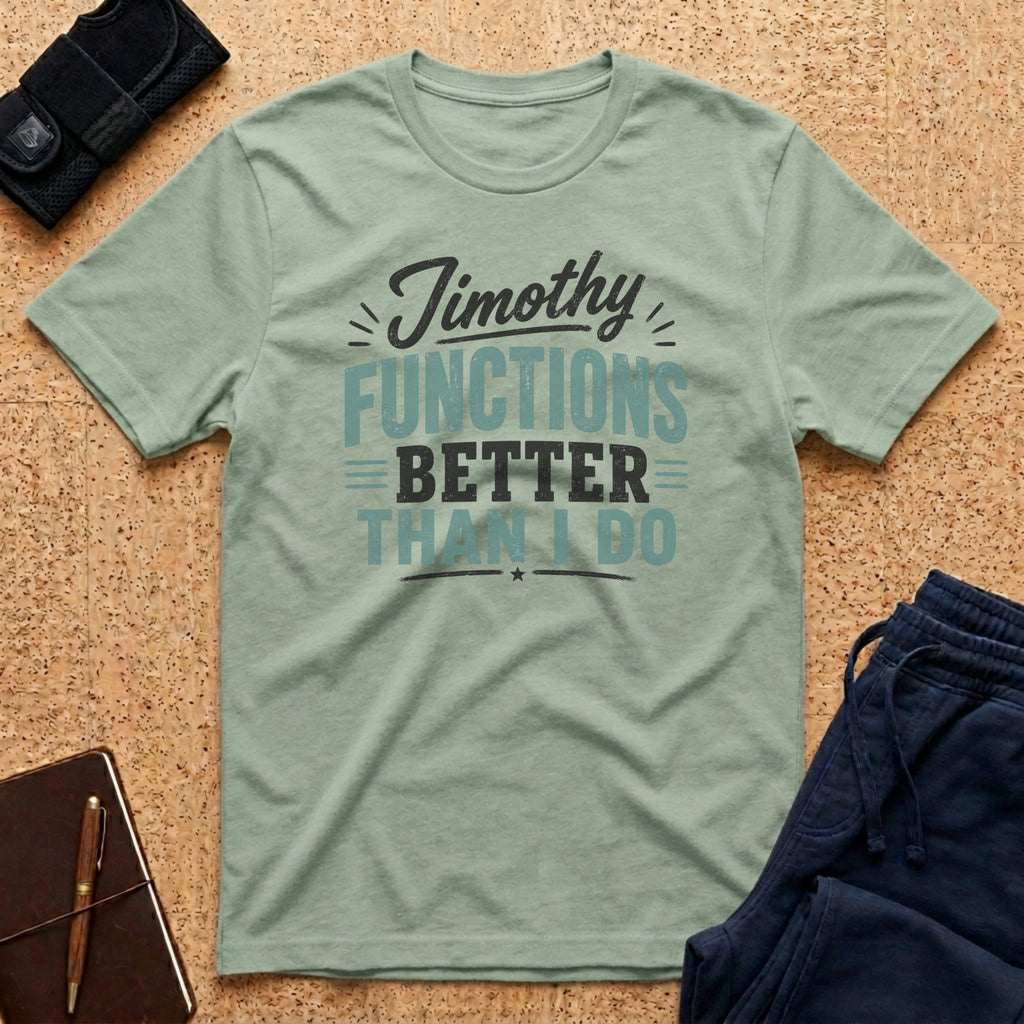 Jimothy Functions Better Than I Do Tee