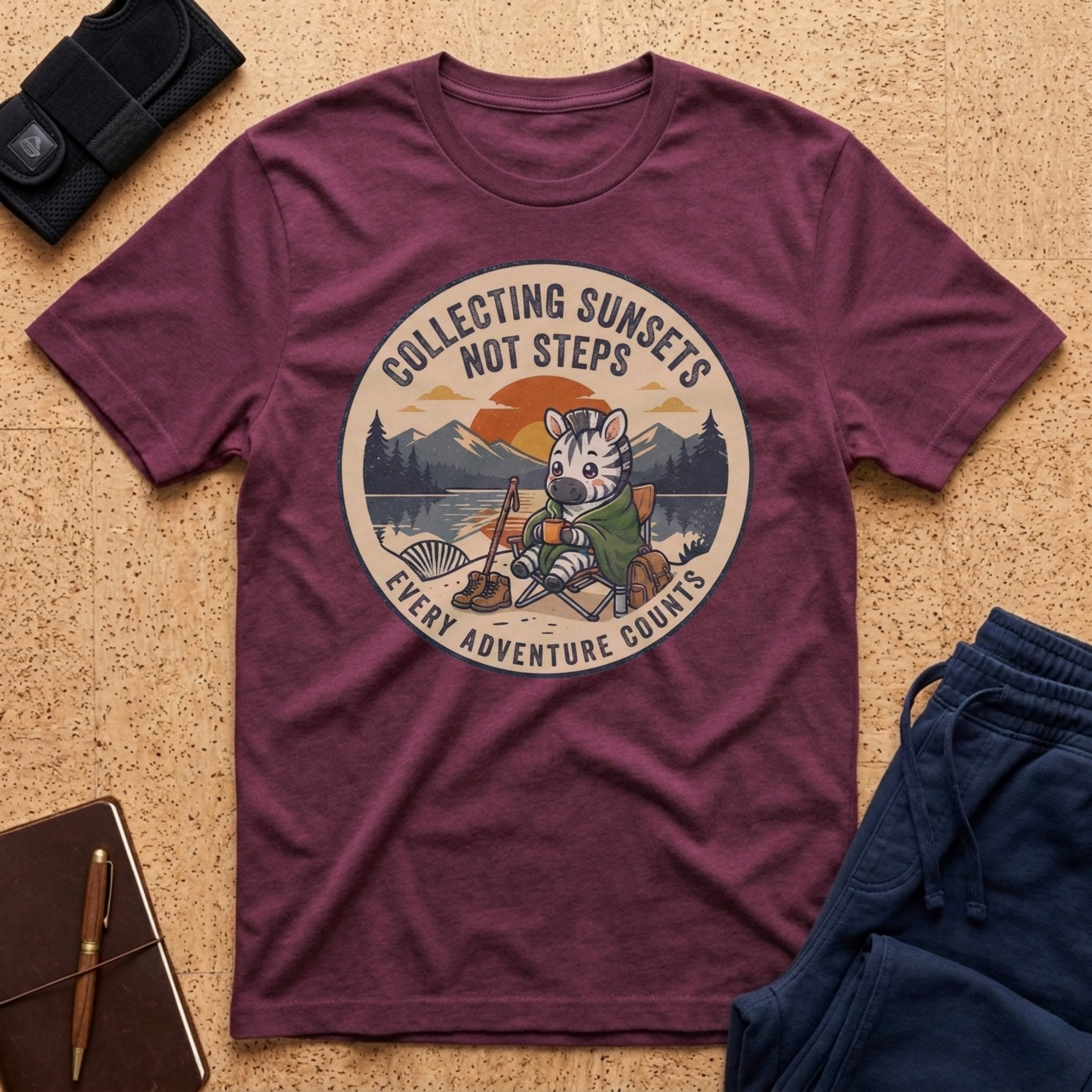 Collecting Sunsets Not Steps Tee