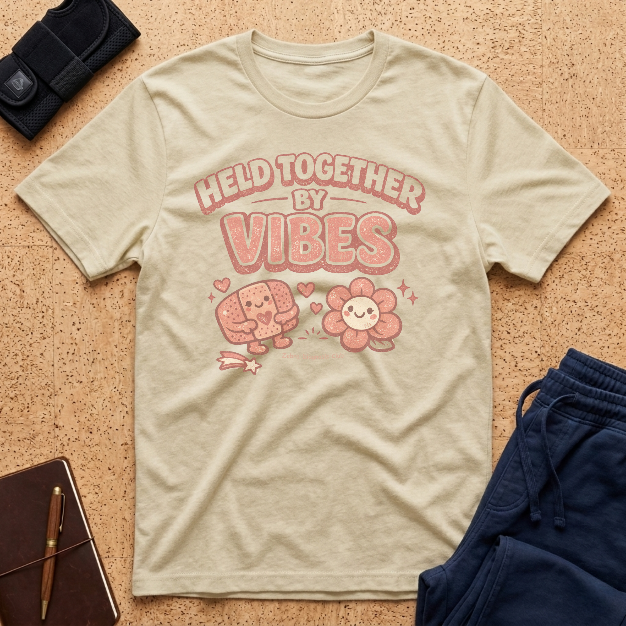 Held Together By Vibes Tee