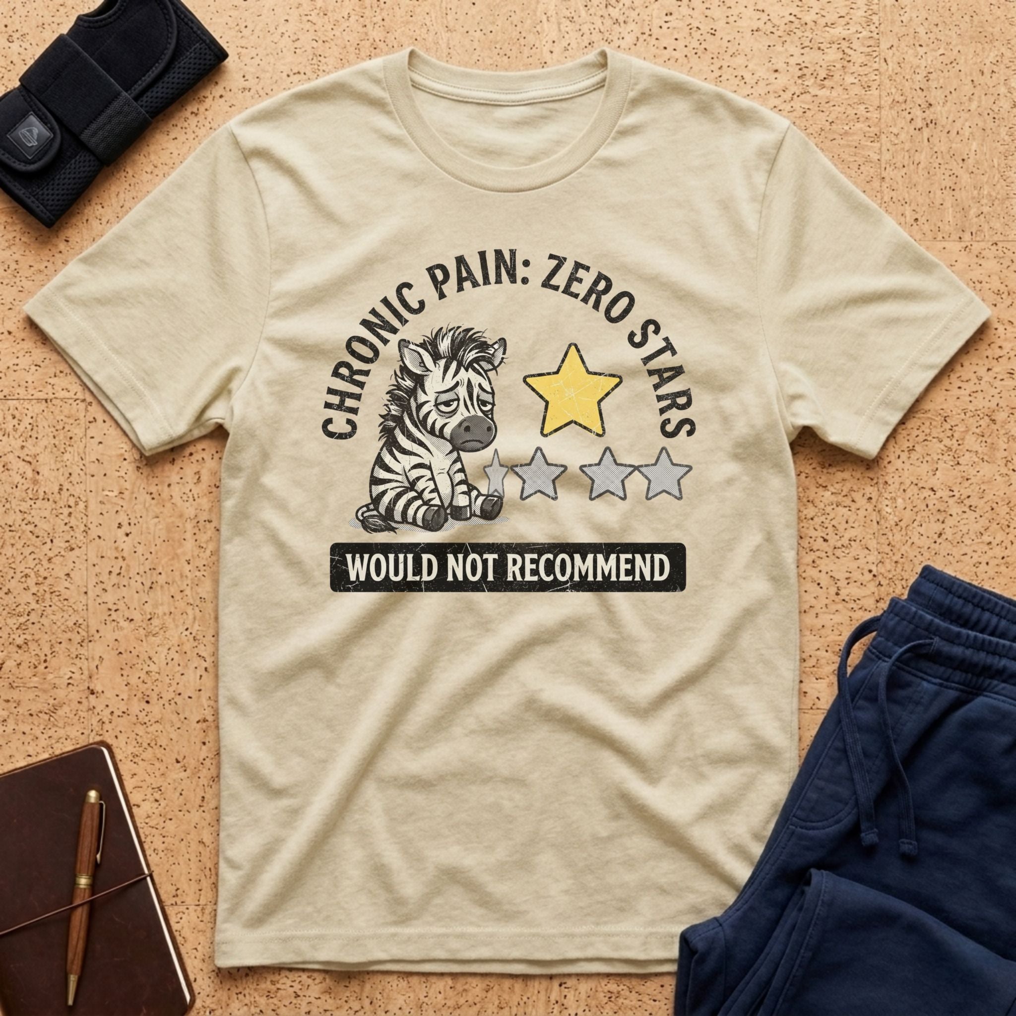 Chronic Pain Zero Stars Tee