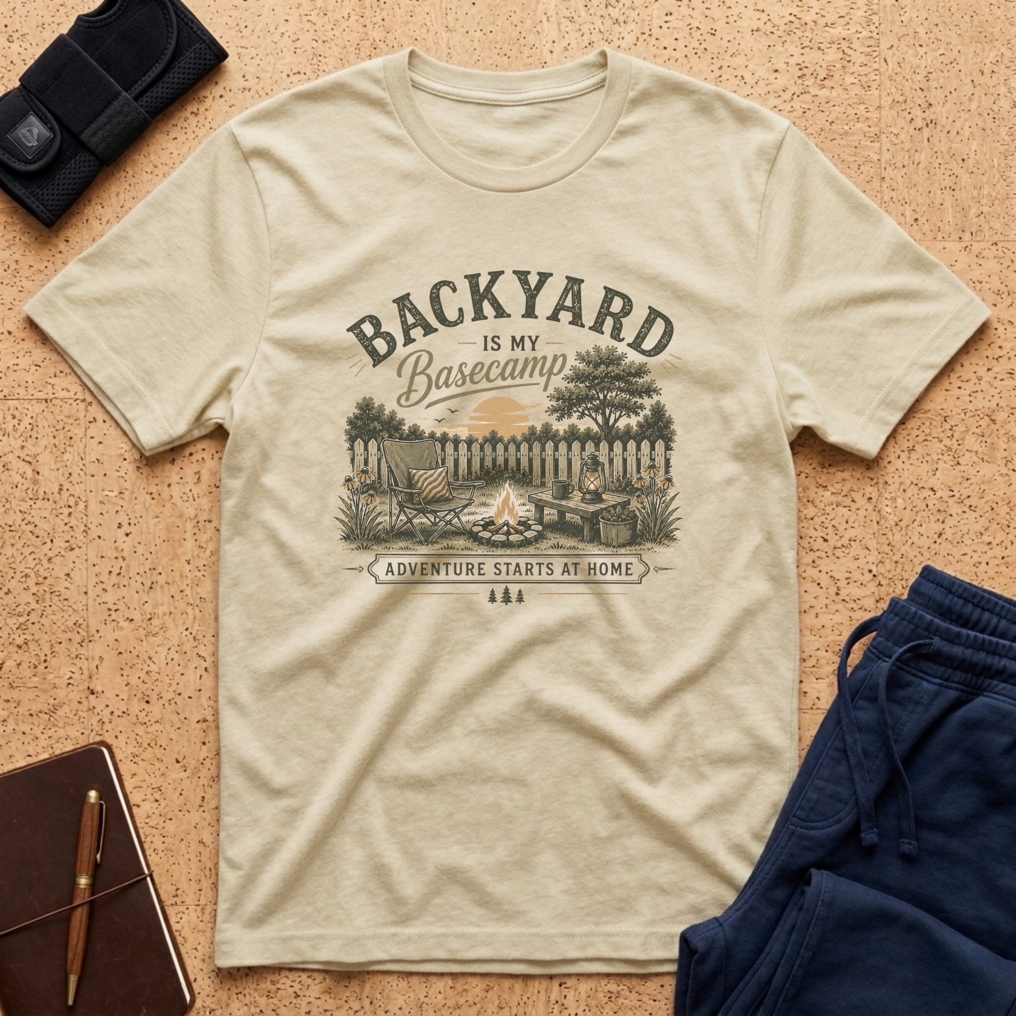 Backyard Is My Basecamp Tee