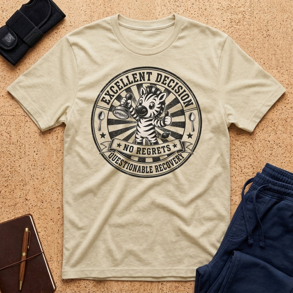 Excellent Decision Zebra Approved Tee