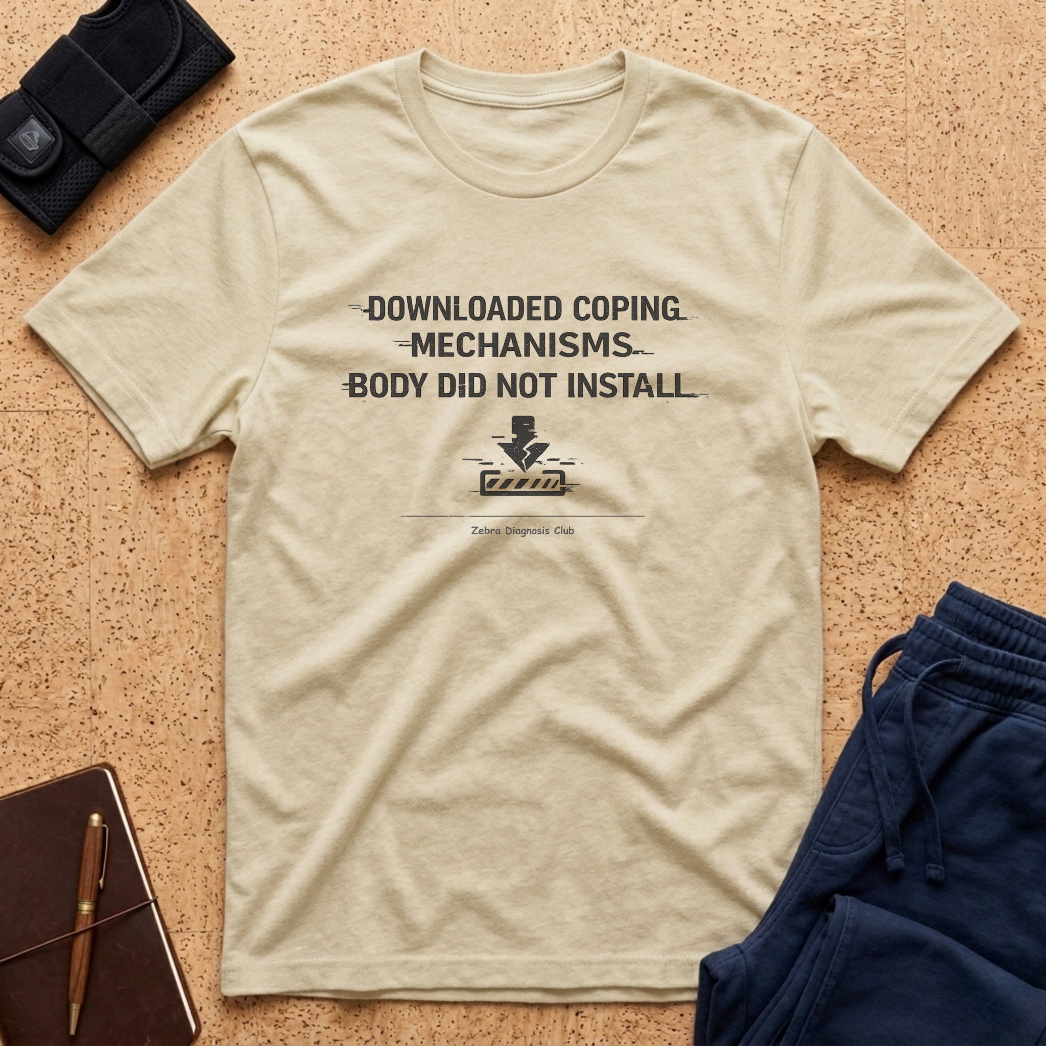 Downloaded Coping Mechanisms Tee