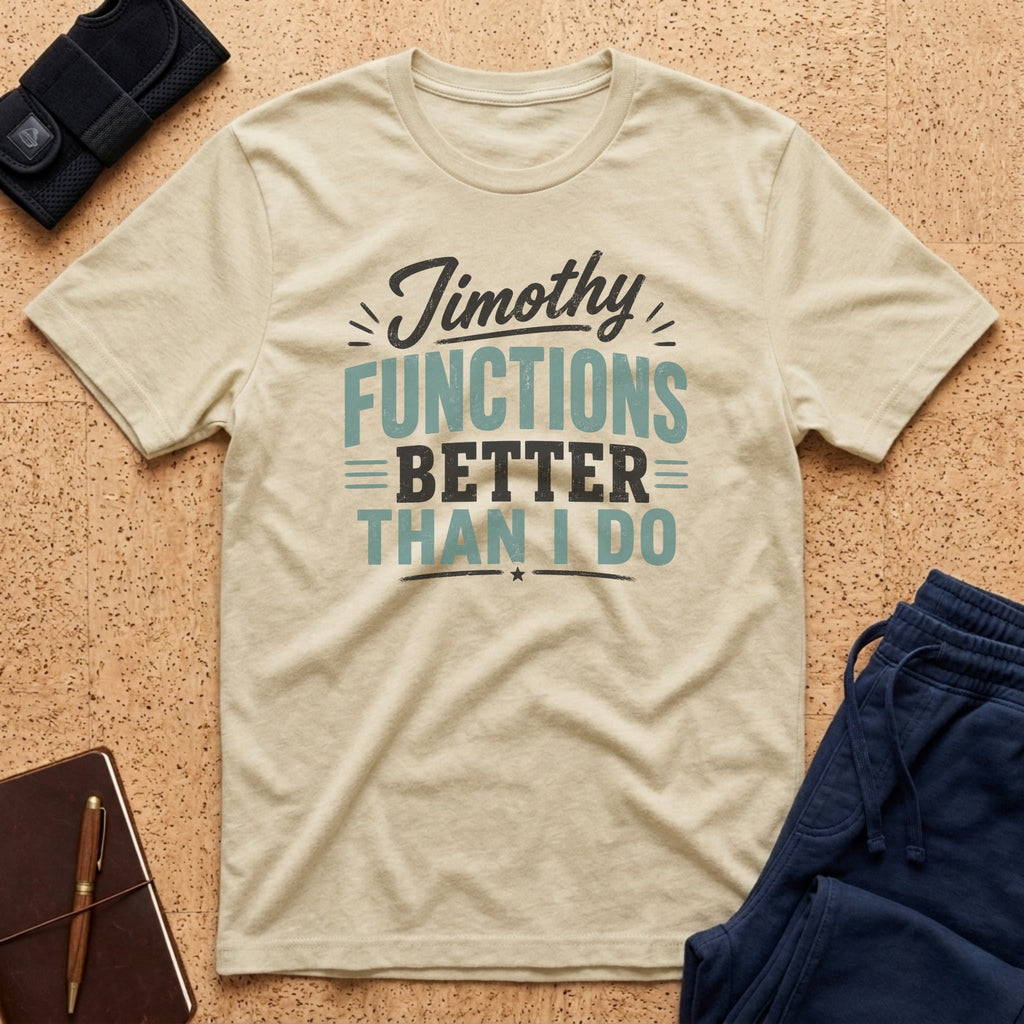 Jimothy Functions Better Than I Do Tee
